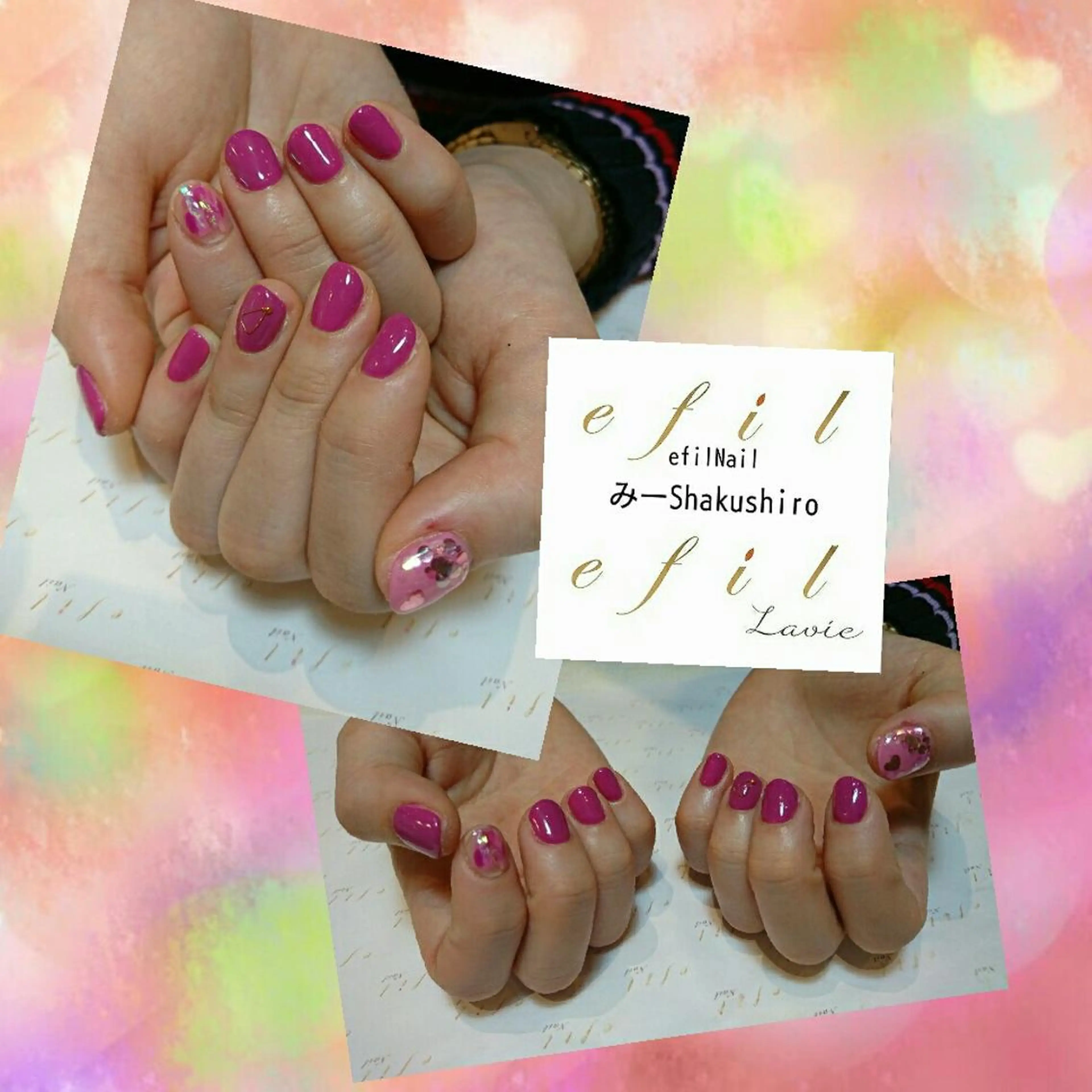 ネイル アートネイル みー shakushiroのネイルデザイン