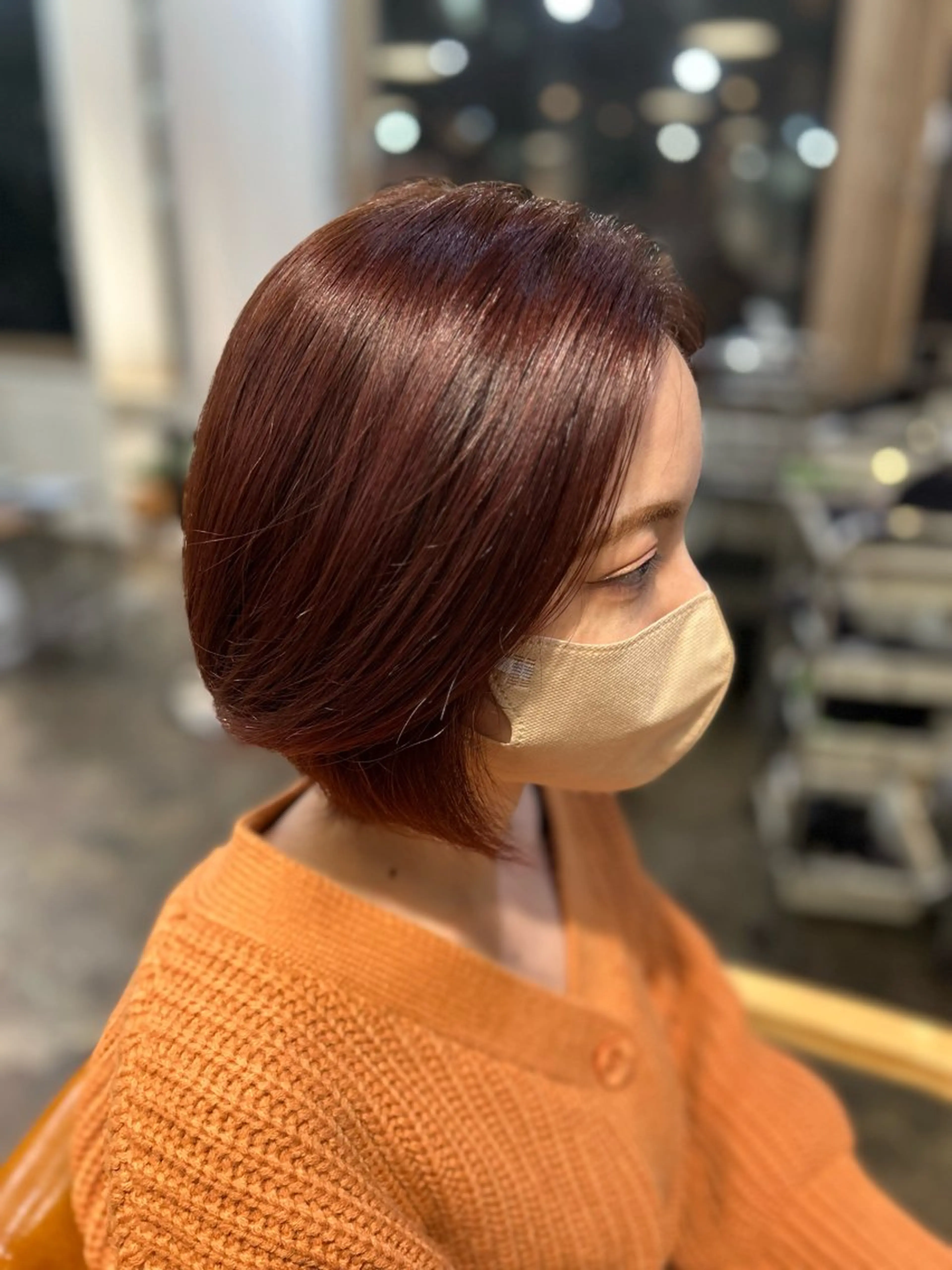 ショート カラー ピンクカラー 艶髪/レイヤー 🦋MIYUUのヘアスタイル