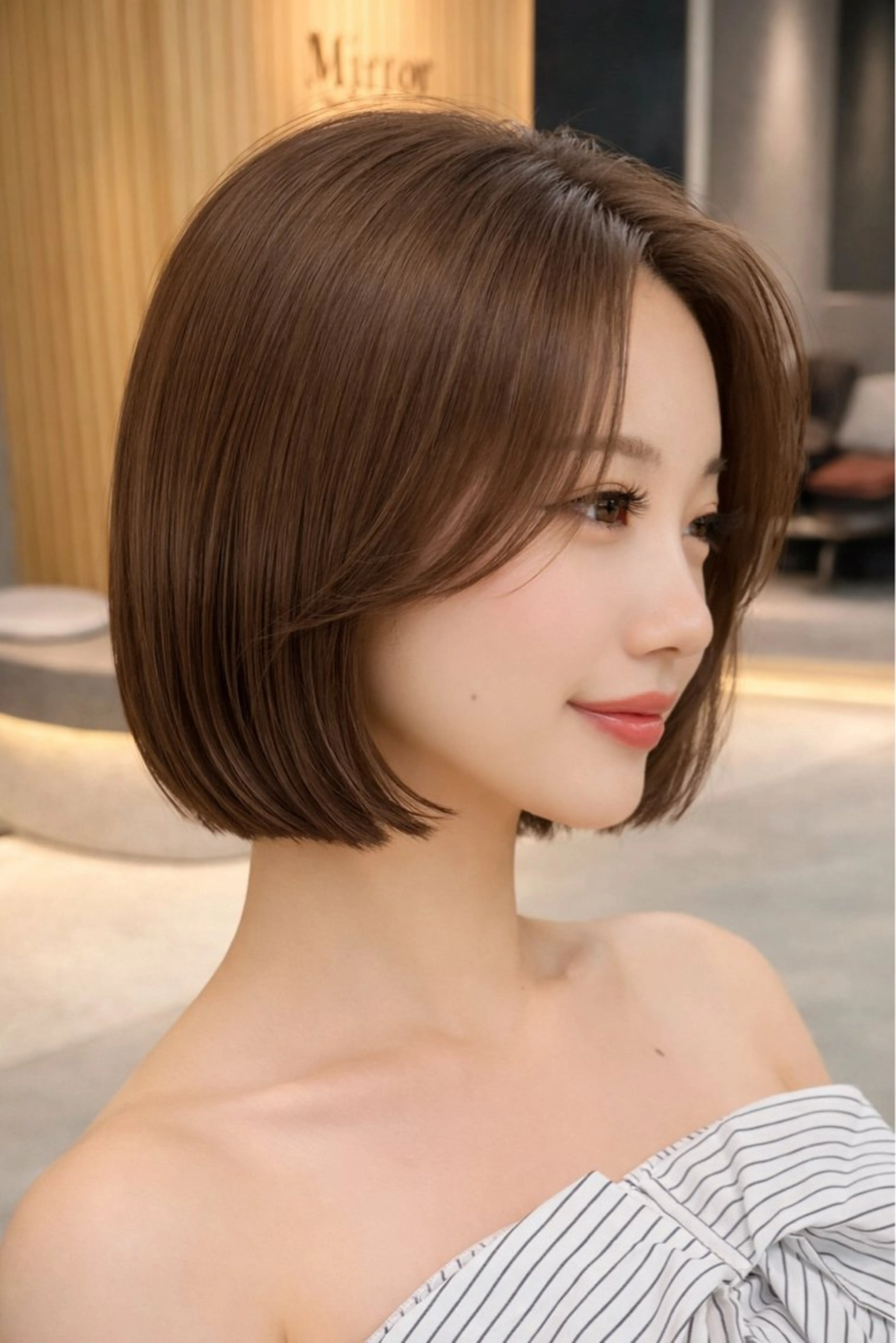 ショート カラー 木元 瑛✂︎ボブのヘアスタイル