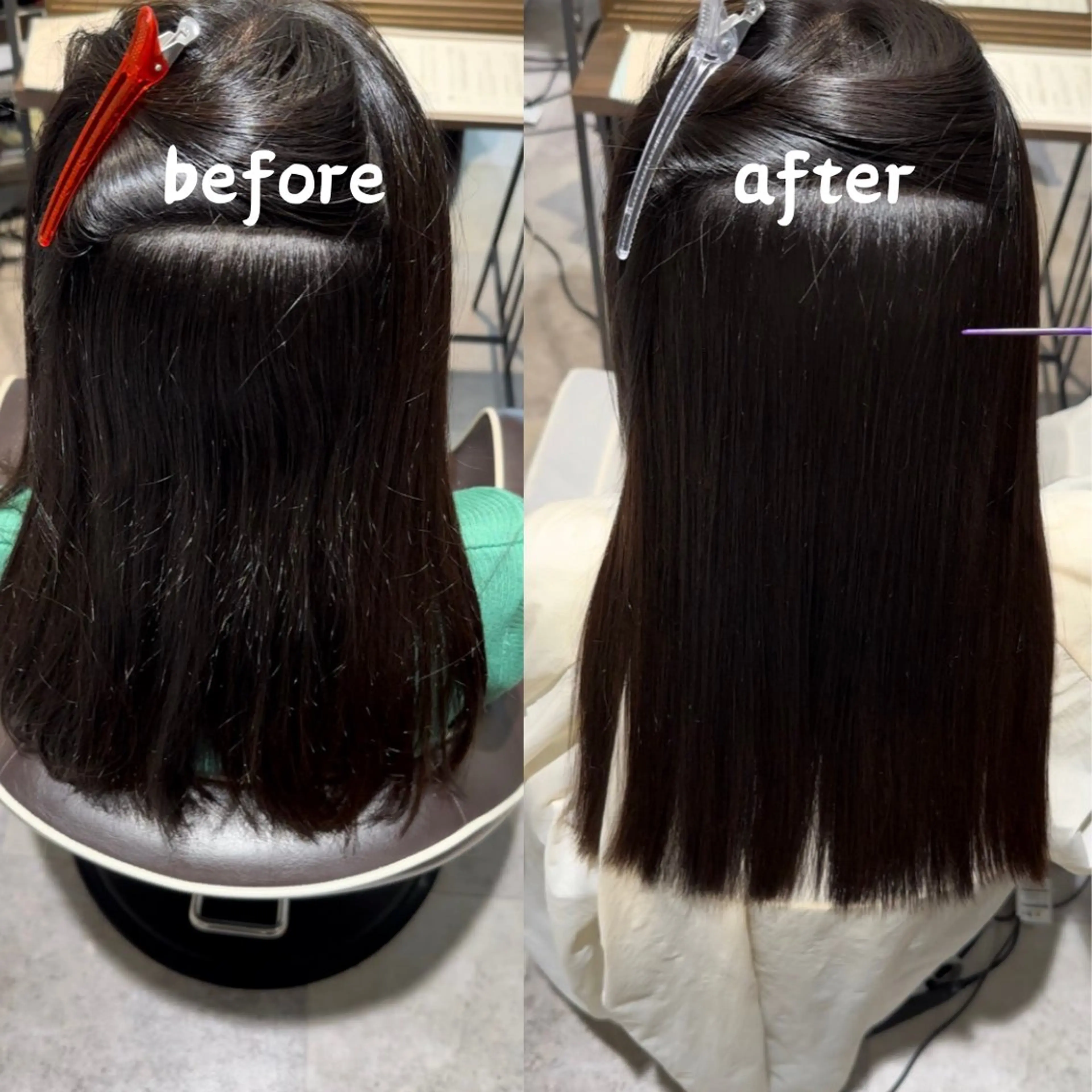 ロング 縮毛矯正専門店アンレーベル所属・縮毛矯正専門店 unlabel近藤のヘアスタイル