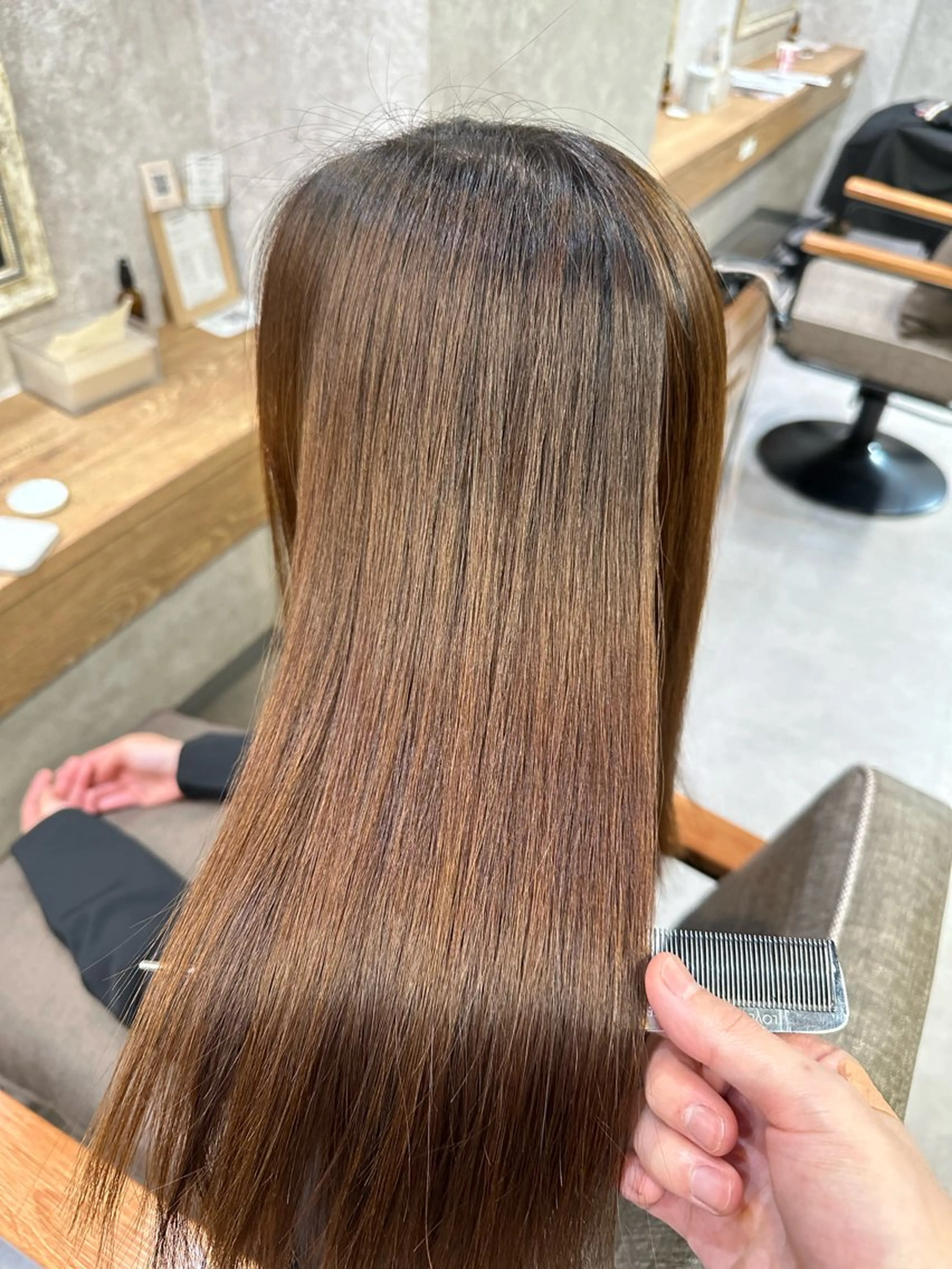 カラー＋トリートメントの写真