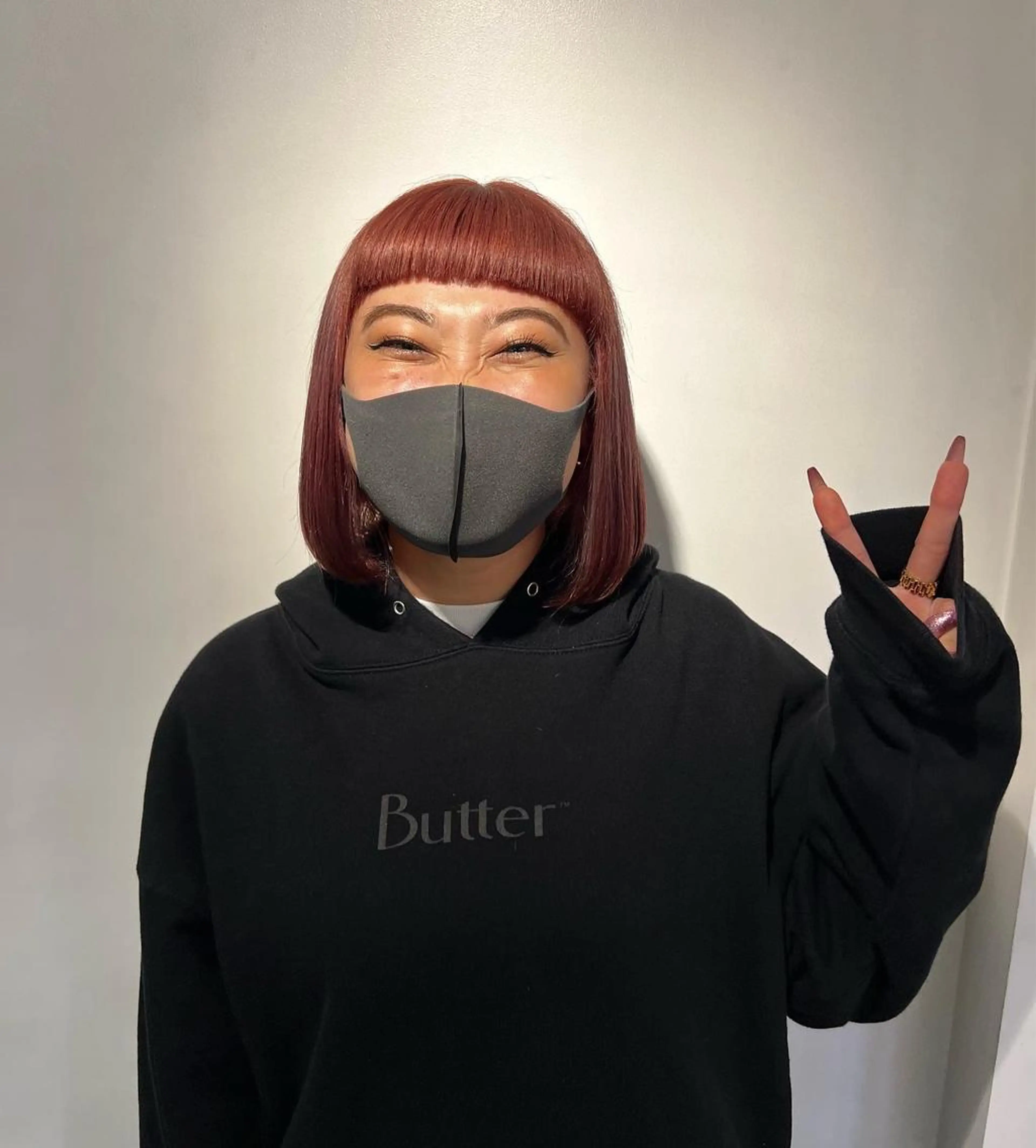 ミディアム カラー mow hair所属・yoshikei -mow hair-のヘアスタイル