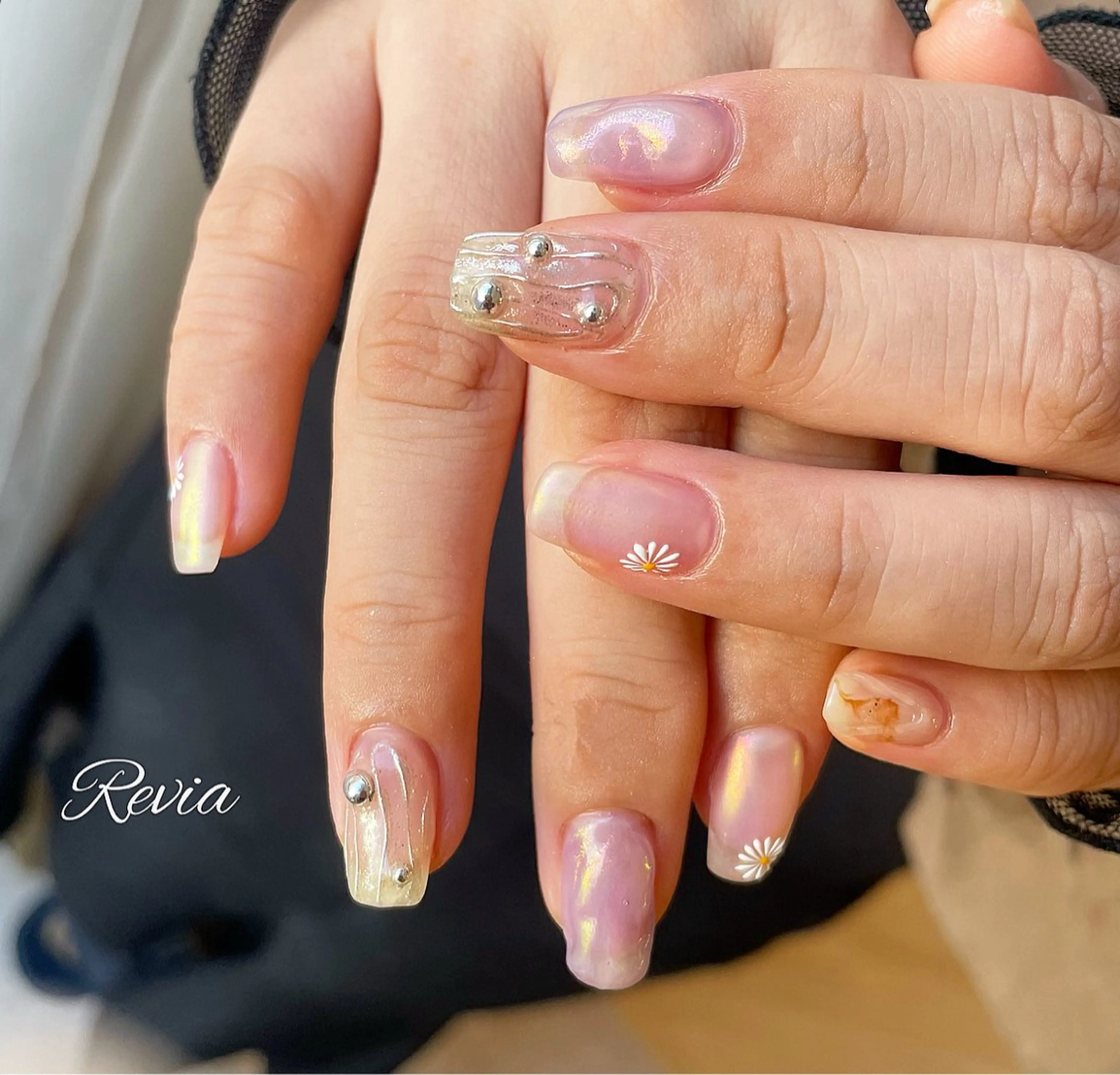 ネイル ハンドネイル revia所属・ERI Nailistのネイルデザイン