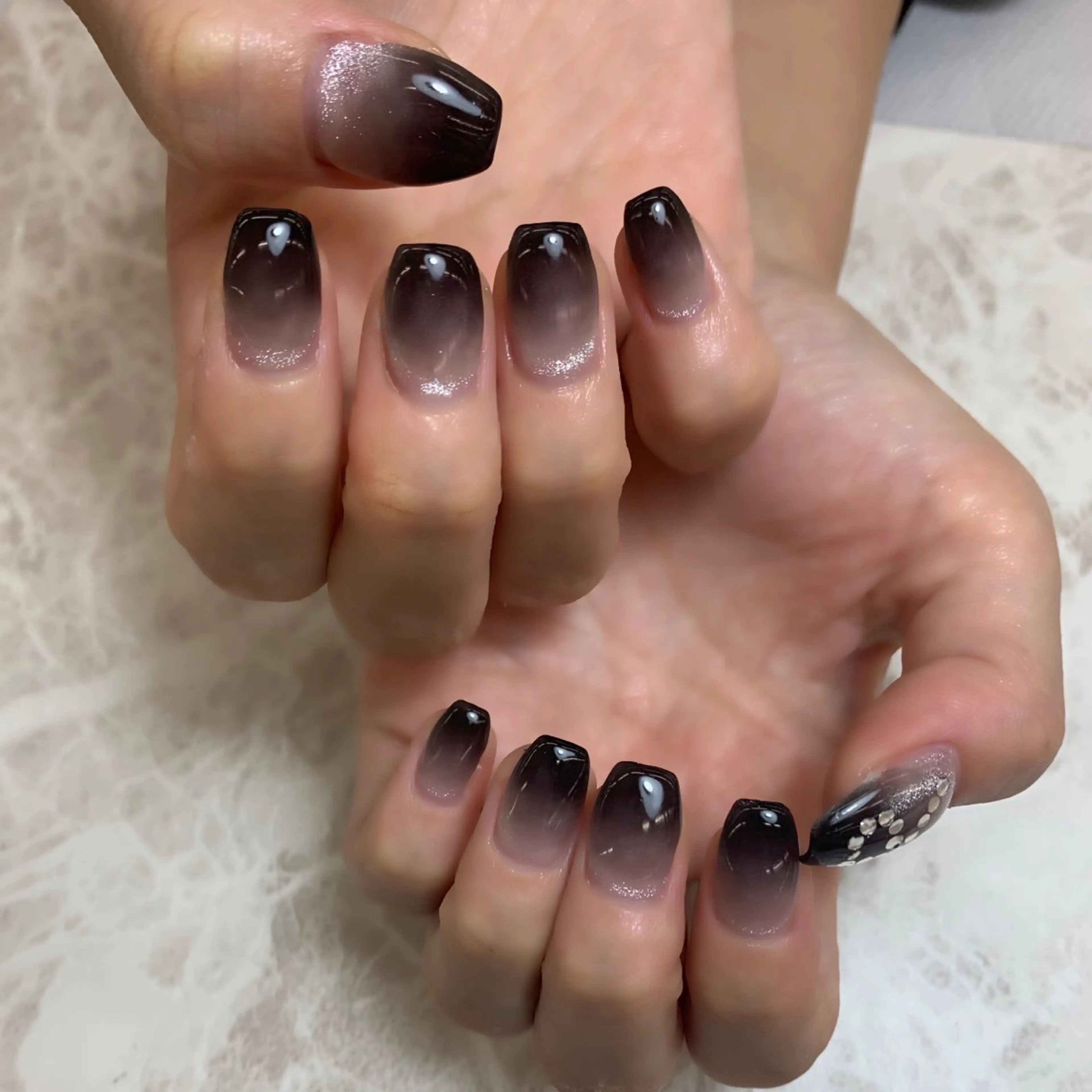 ネイル ハンドネイル ⭐︎休業中の練習⭐︎ JNA認定講師髙橋のネイルデザイン