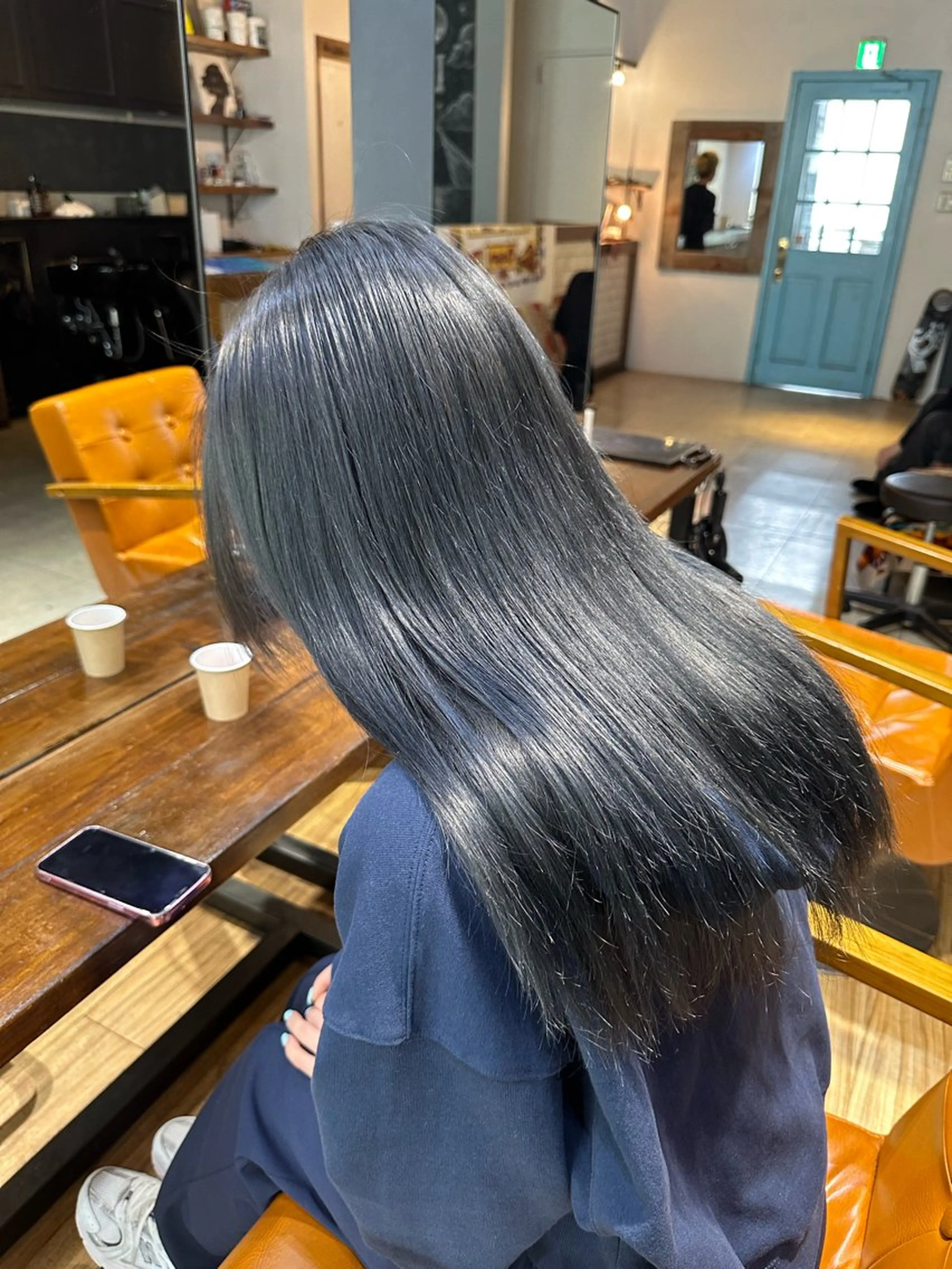 ロング ヘアカラー トリートメント レイヤーカット🫧 ／髪質改善✨TOWAのヘアスタイル