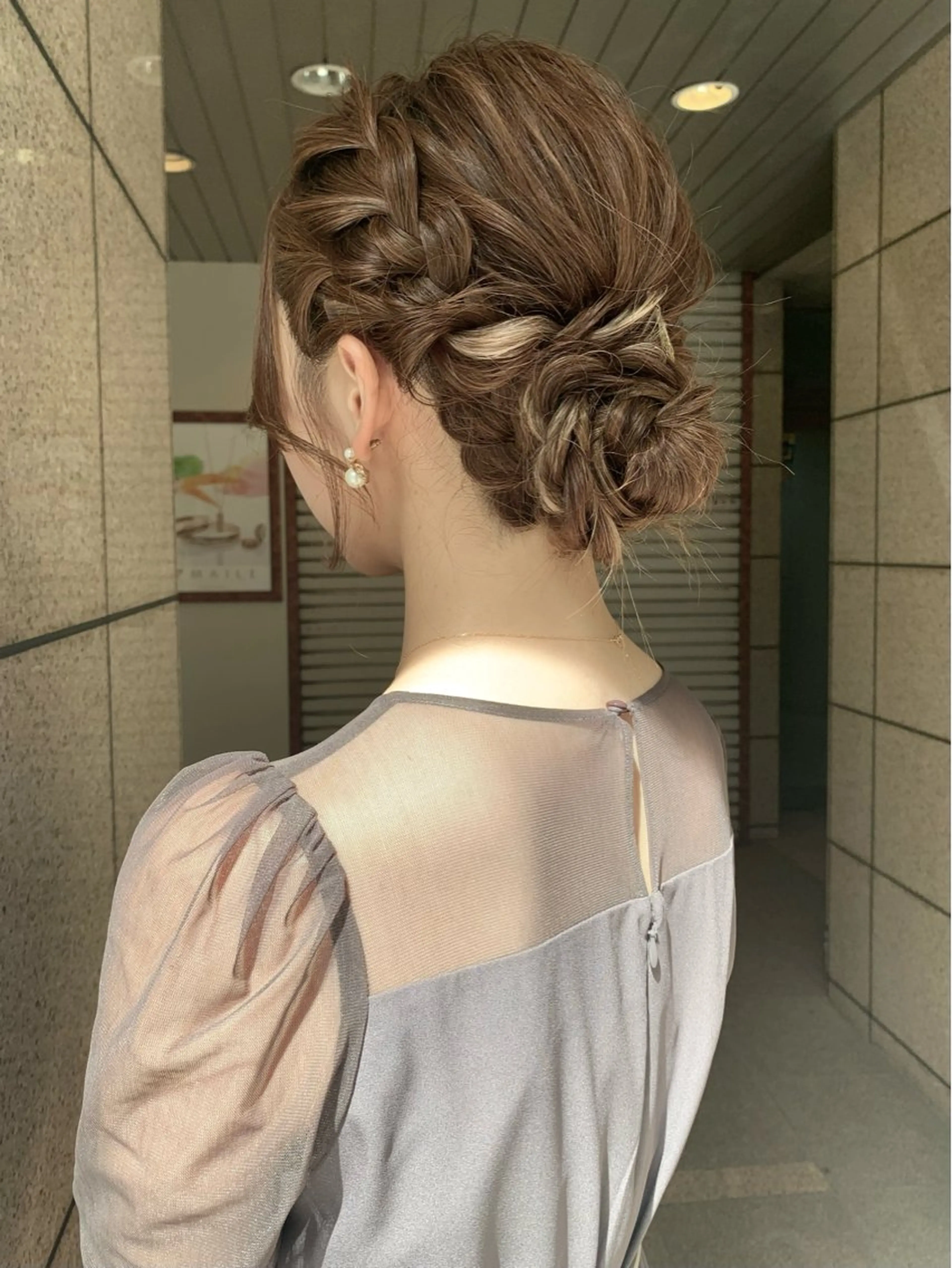 ヘアアレンジ moeka レイヤー /艶カラー/韓国のヘアスタイル