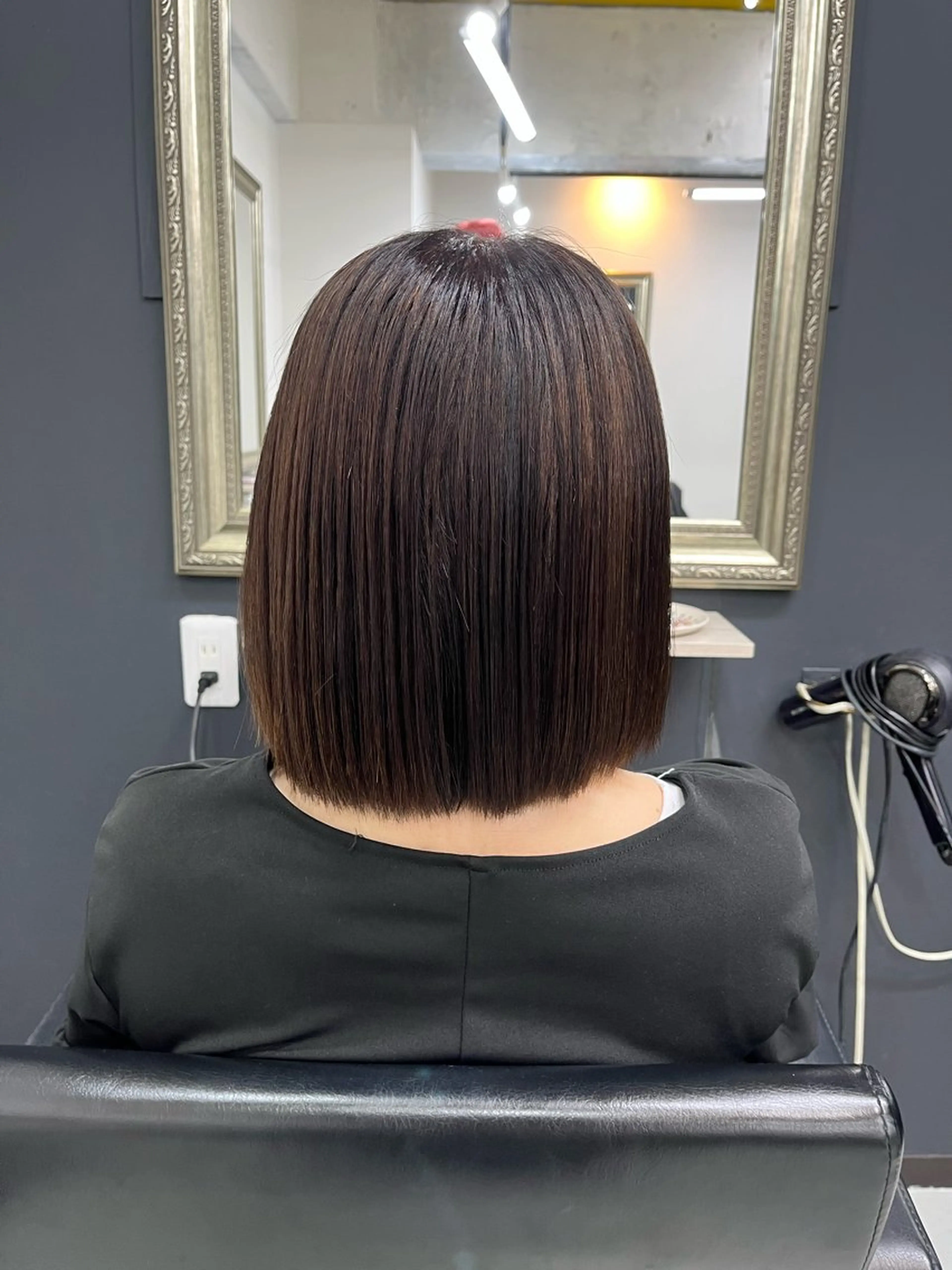 ミディアム 髪質改善 トリートメント ayame りくのヘアスタイル