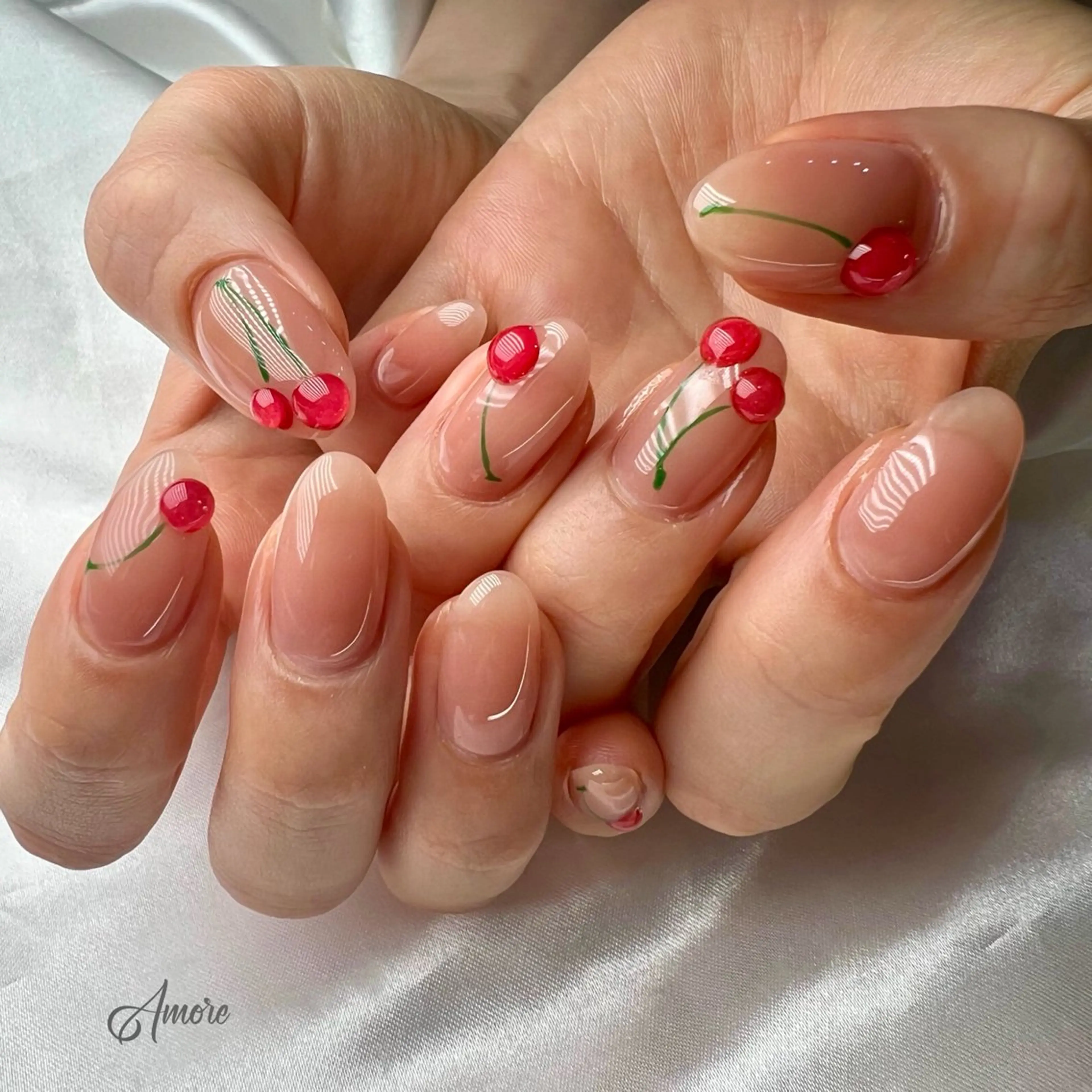 ネイル ジェルネイル キラキラネイル 韓国ネイル マグネットネイル パラジェル You kyehwaのネイルデザイン