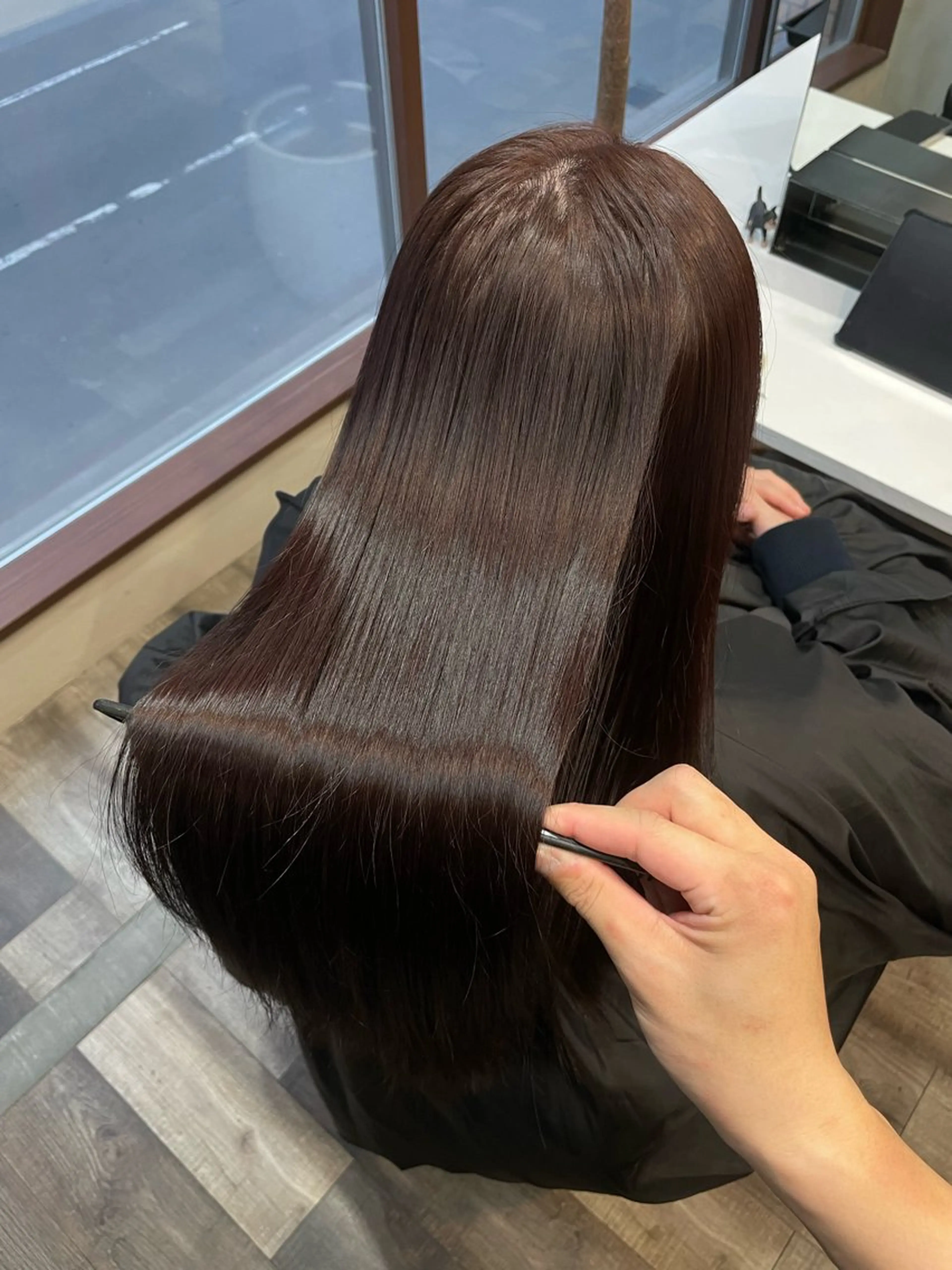 （1名様限定）社内セミナーモデル  美髪矯正+髪質改善トリートメント8ステップの写真