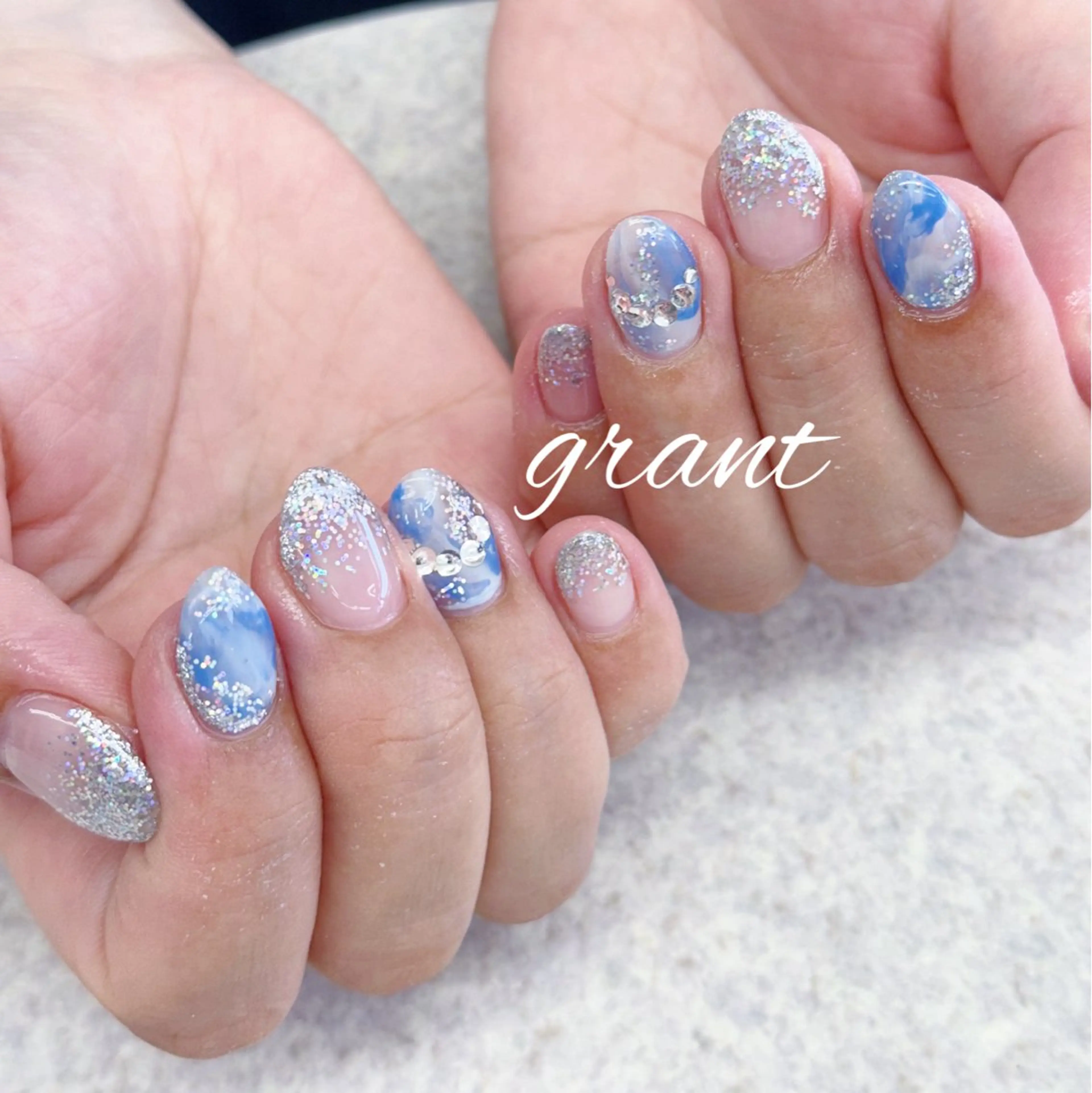 ネイル グラデーション シンプルネイル ハンドネイル nail salon grant所属・nailsalon grantのネイルデザイン
