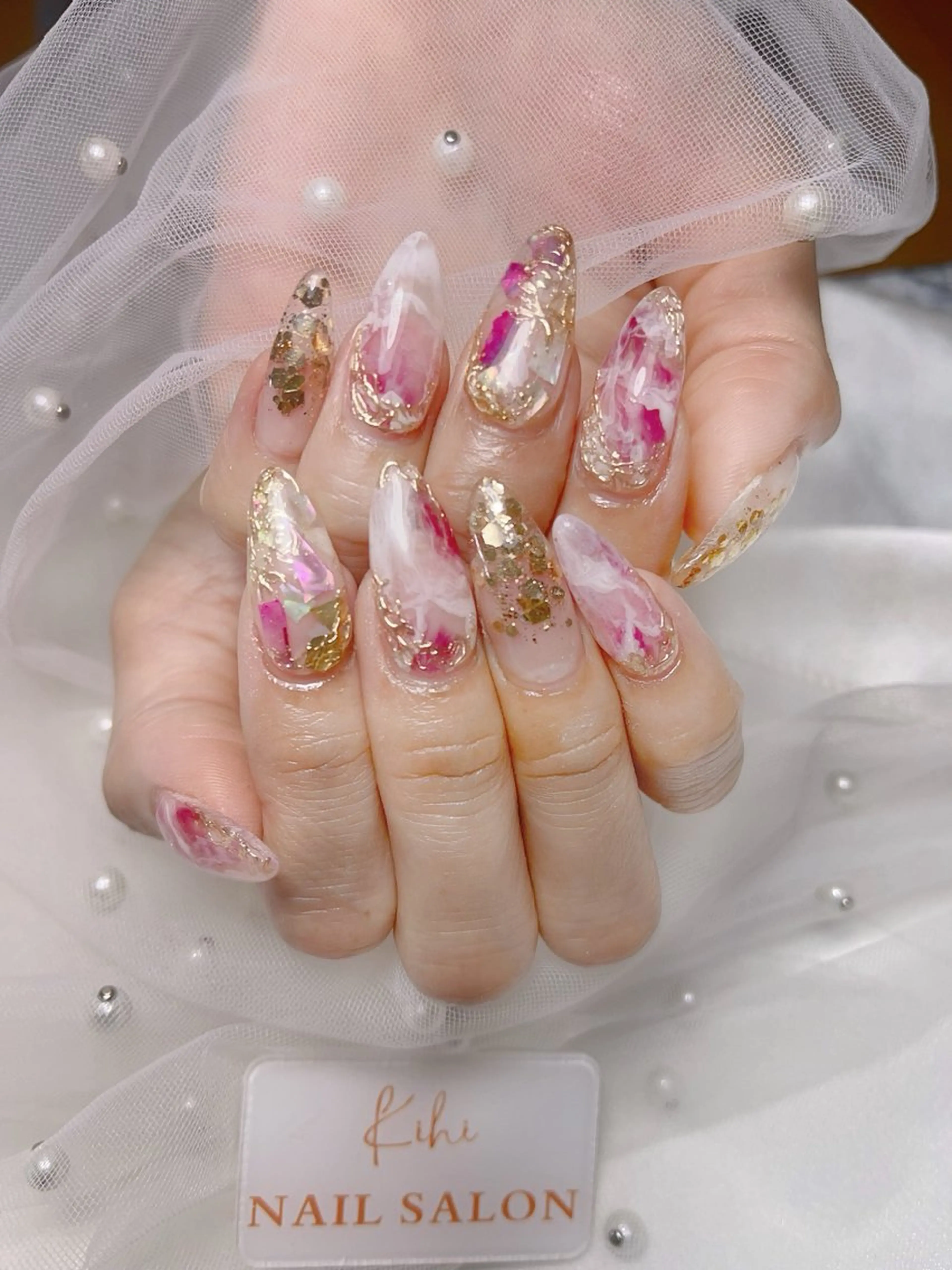 ネイル アートネイル フレンチネイル ジェルネイル グラデーション 韓国ネイル ハンドネイル ハンドケア さくら💮💮 【オフ無料】のネイルデザイン