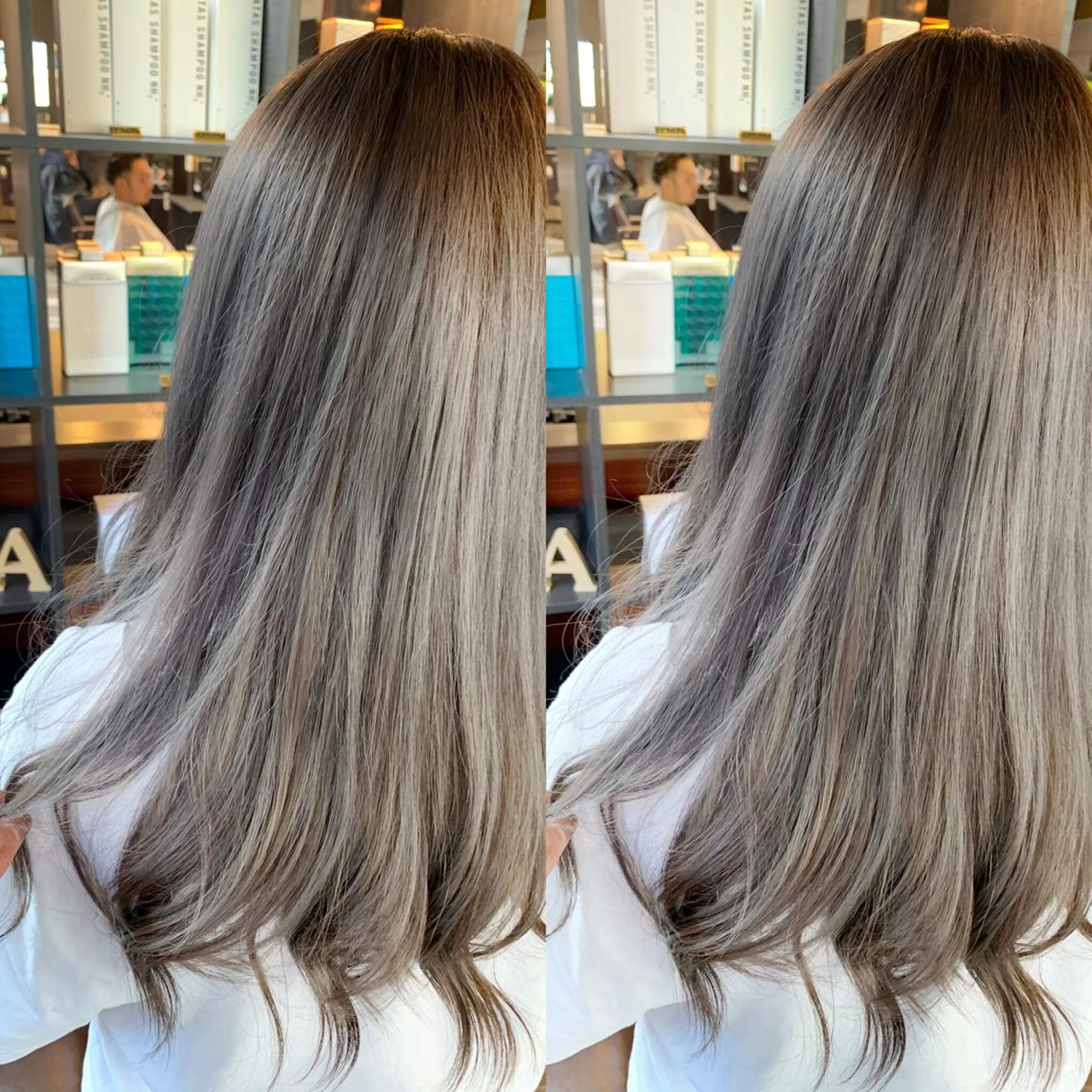 ミディアム カラー KIRA スズキ タクヤ／店長のヘアスタイル