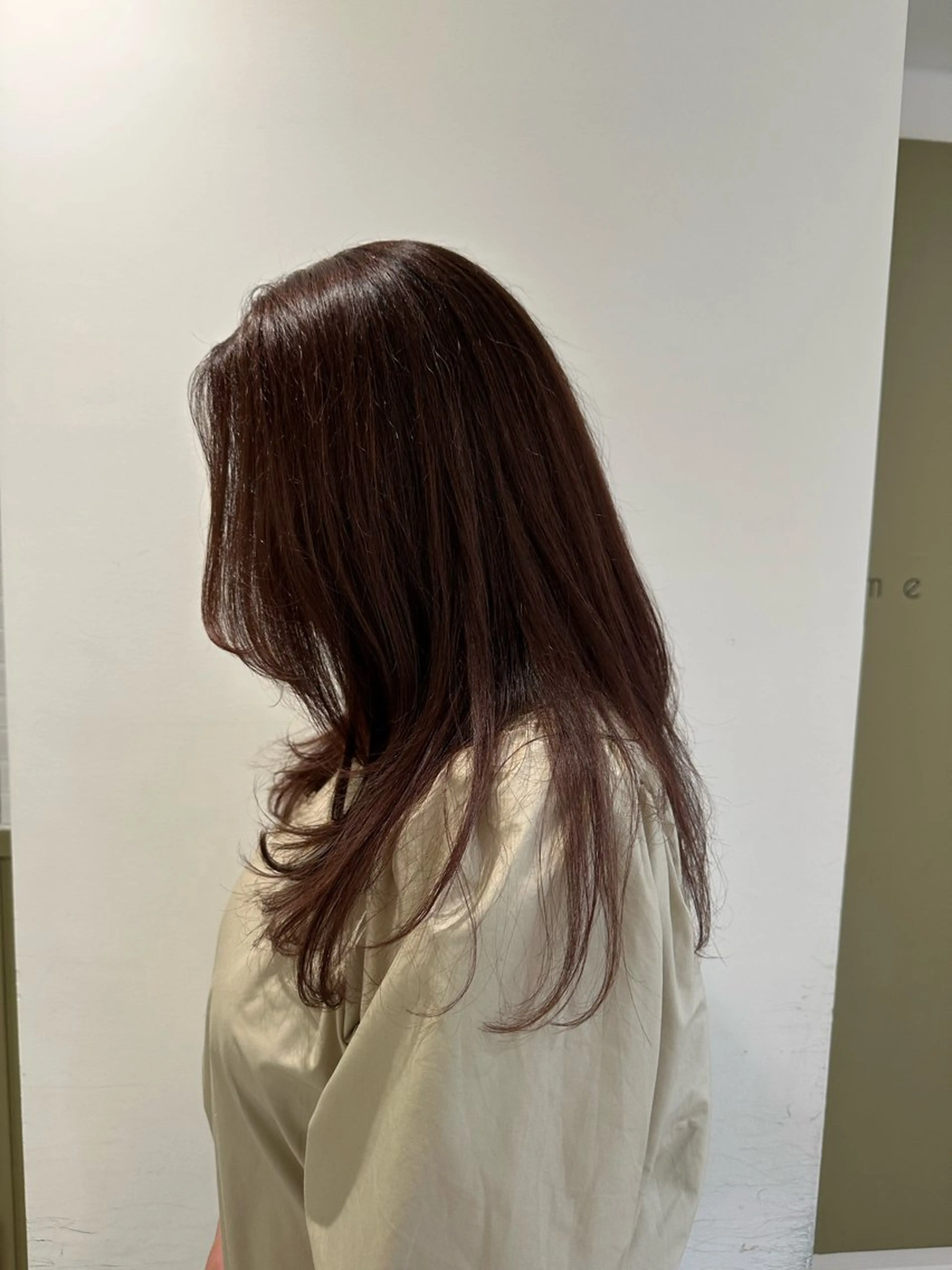 レイヤーカット✂️+ワンカラー💜の写真