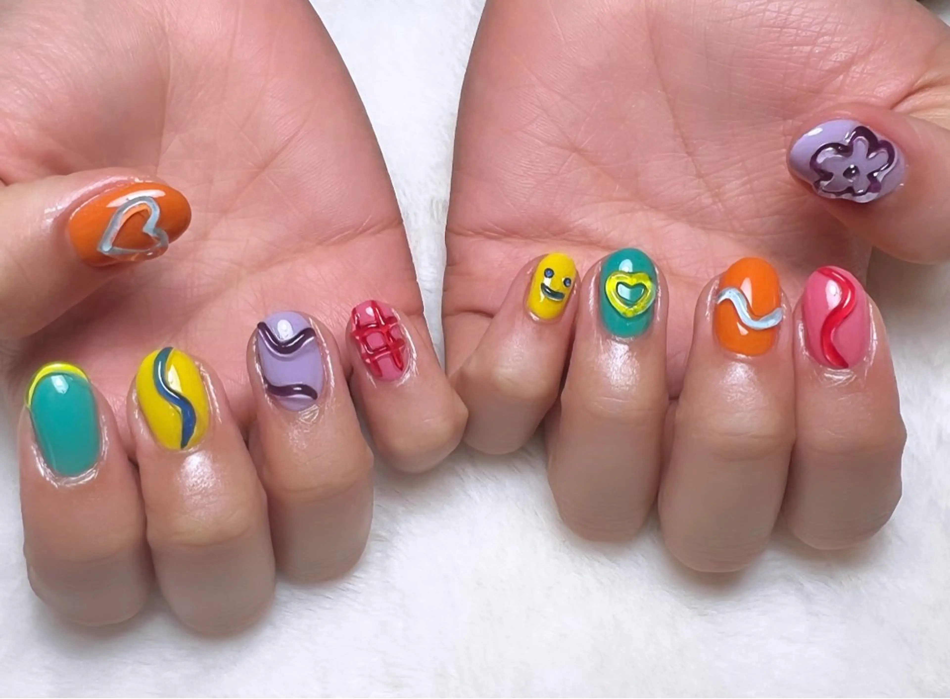 ハンドorフット⭐︎10本アート⭐︎オフ込みの写真