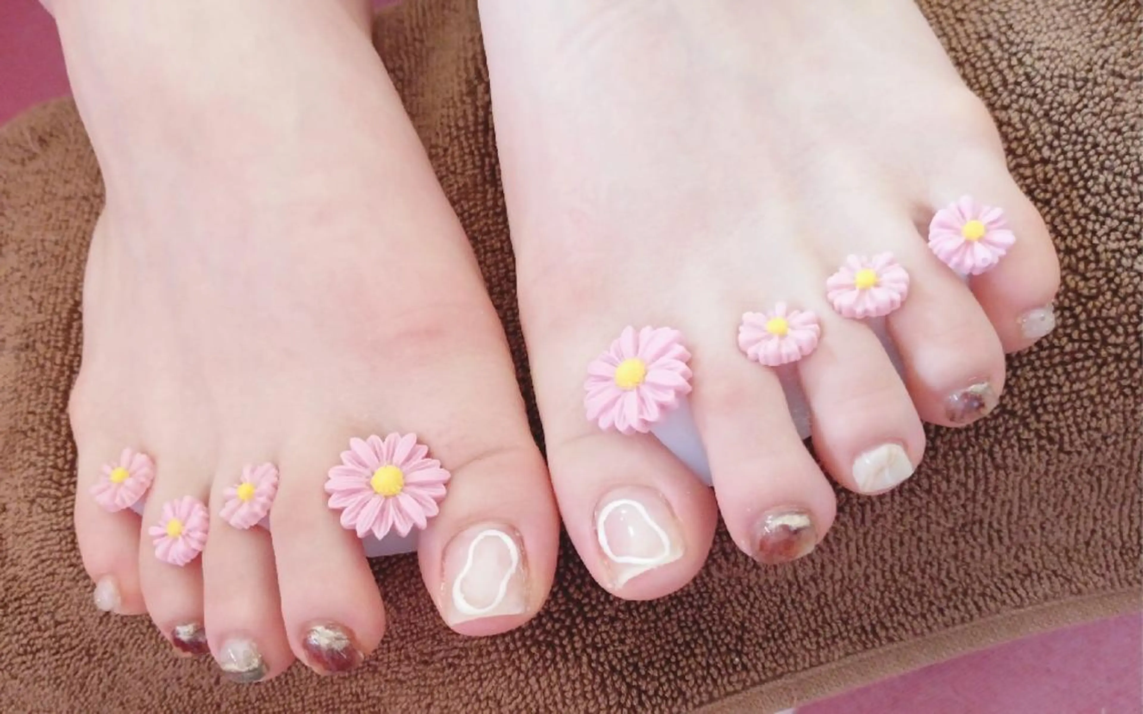 ネイル ニュアンスネイル フットネイル Nail Salon macherieのネイルデザイン