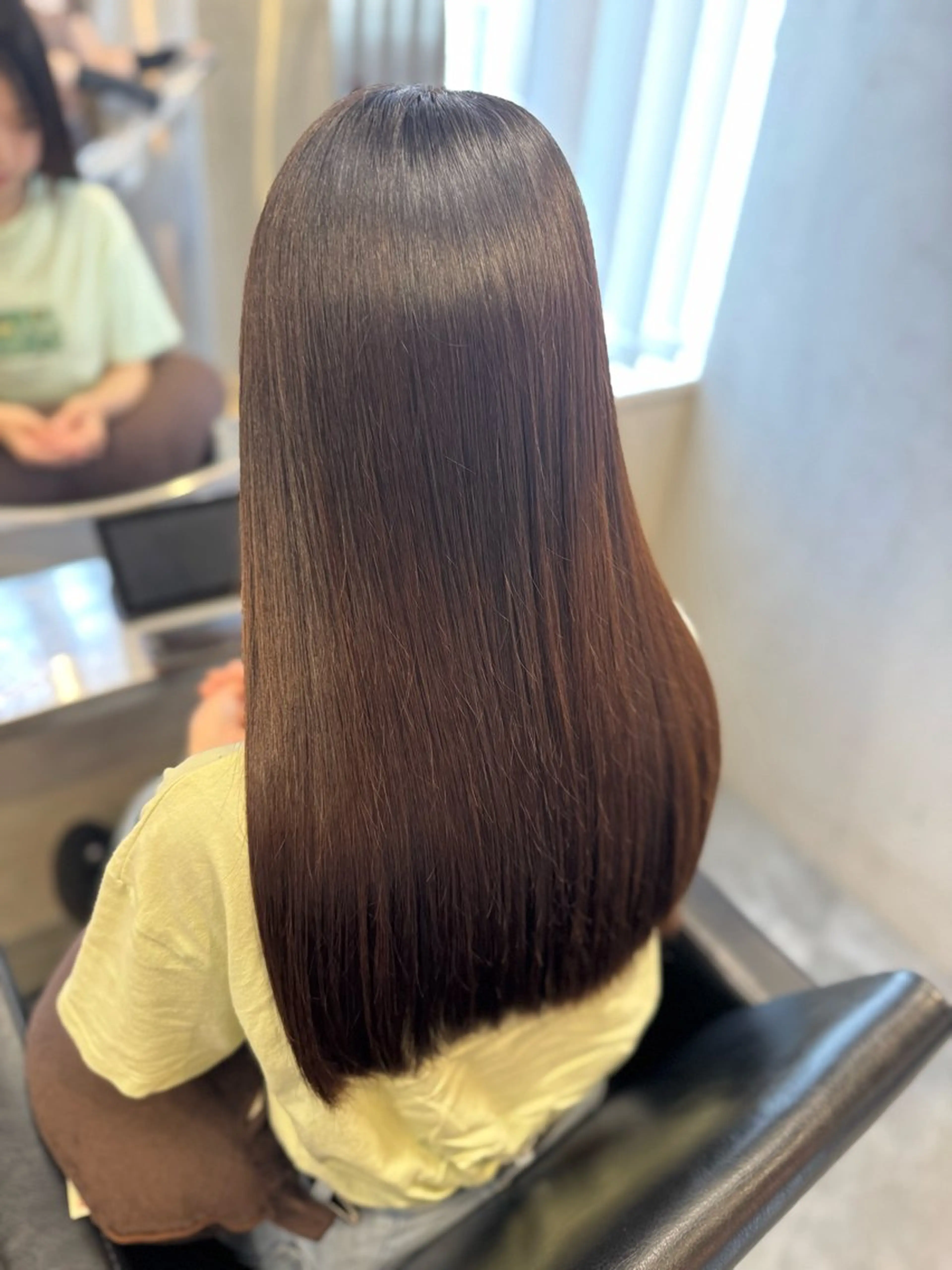 縮毛矯正 博多ブリーチ× 透明感/縮毛矯正のヘアスタイル