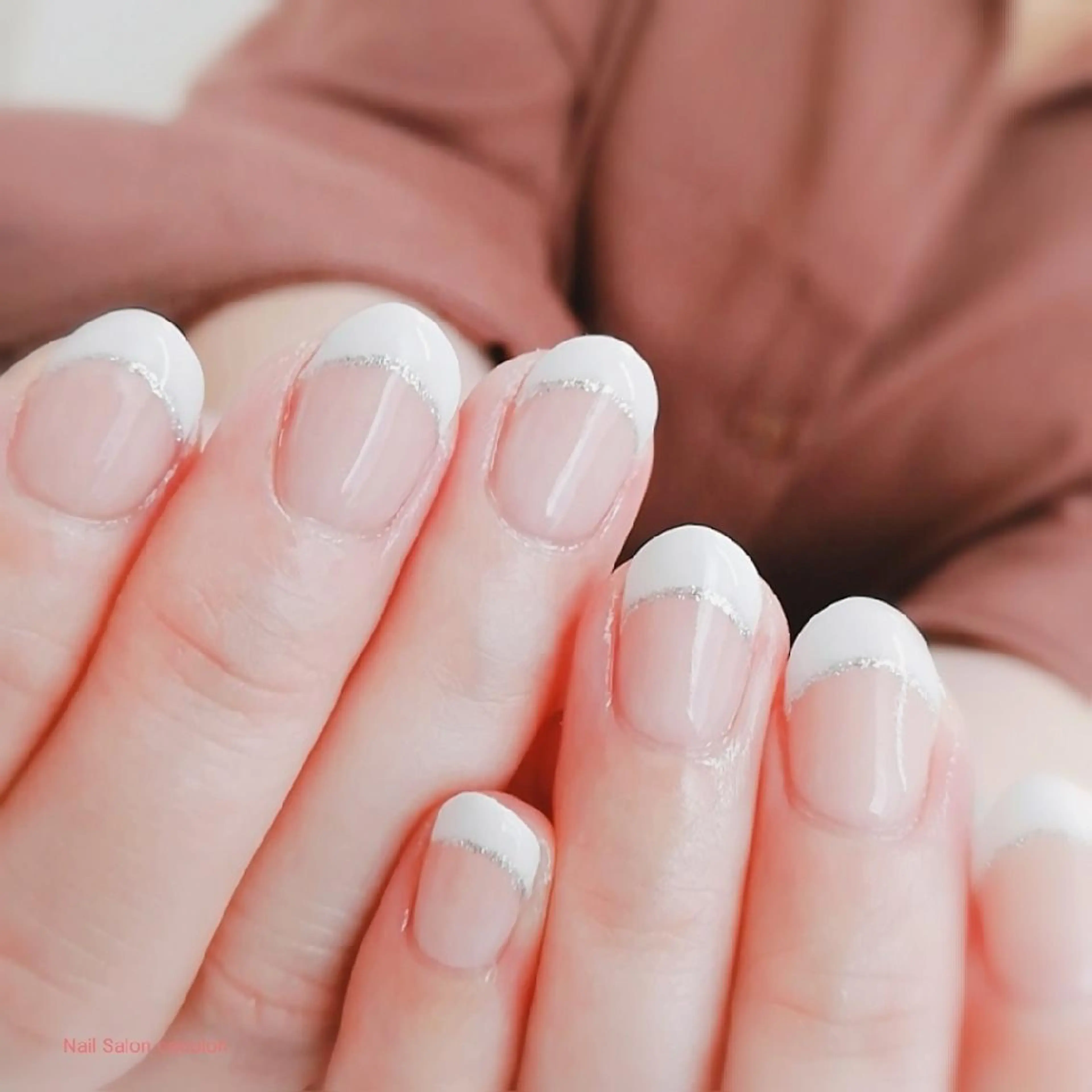 ネイル フレンチネイル ピンク ハンドネイル 柴崎 美幸のネイルデザイン