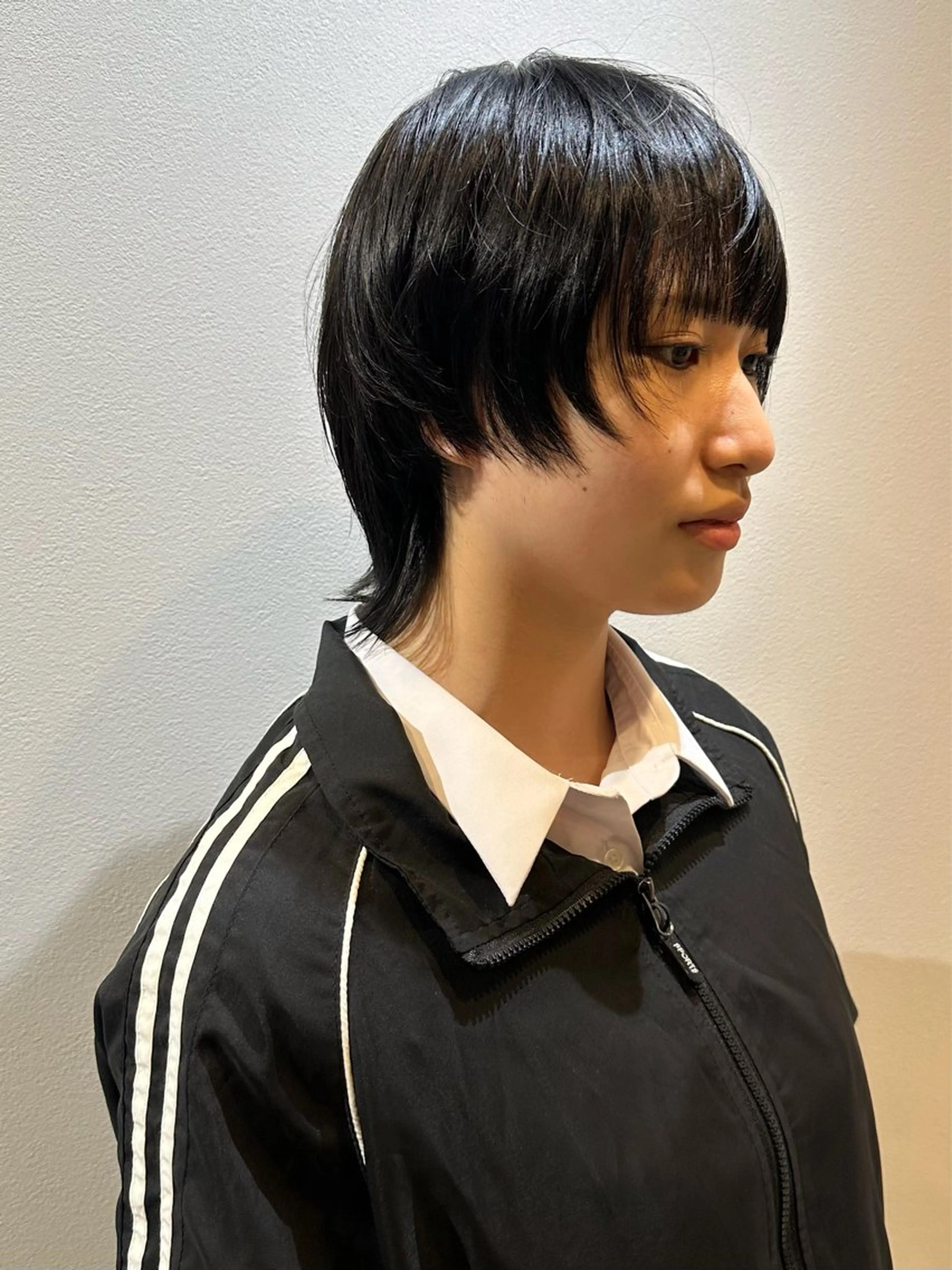 ショート ボブレイヤー ボブ レイヤーカット ショートヘア ウルフカット カット トリートメント 山下恋佳/矢場町/ ブリーチ/ショートのヘアスタイル