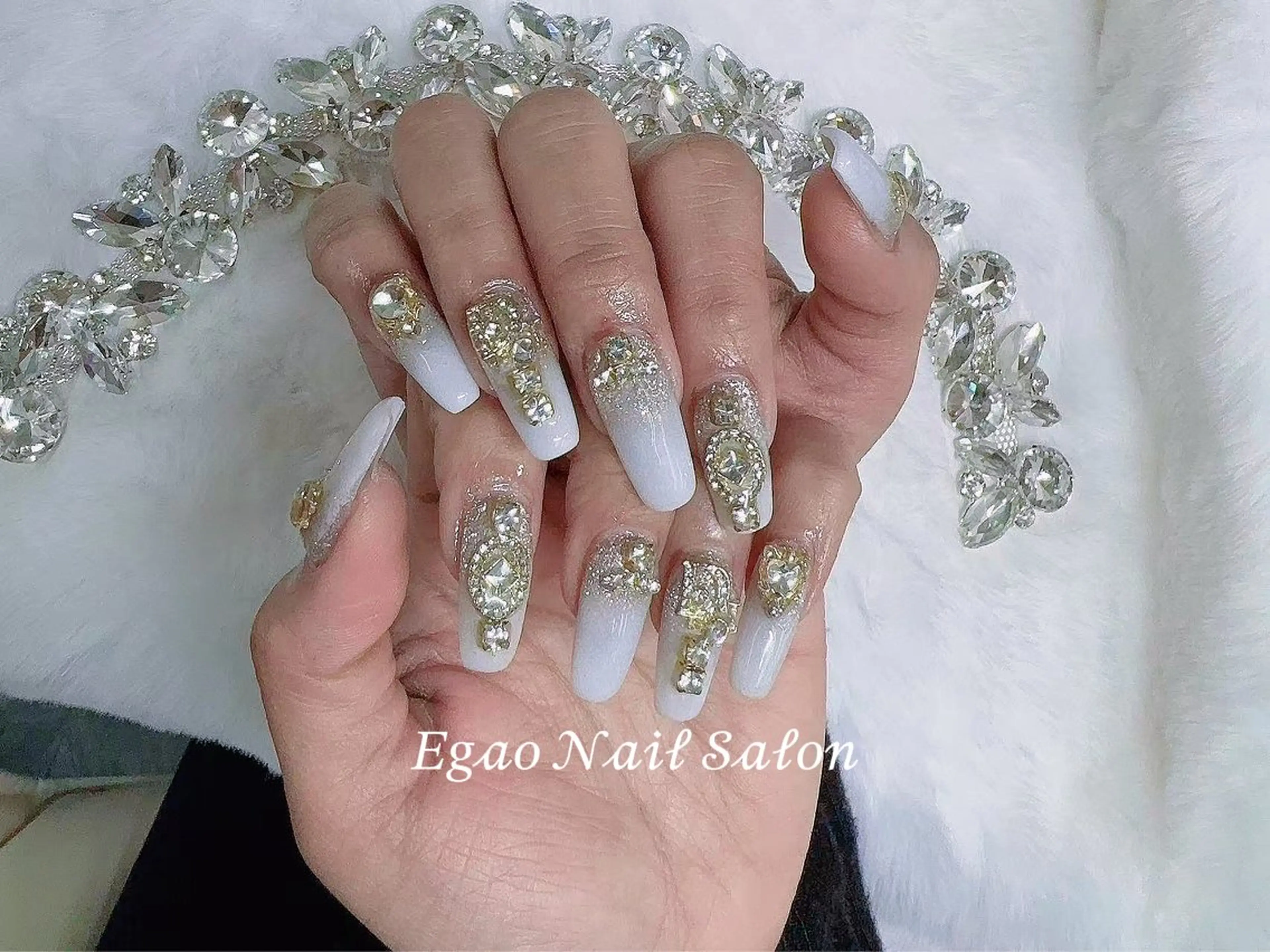 ネイル アートネイル フットネイル フレンチネイル ジェルネイル 持ち込み ハンドネイル Egao Nail Salonのネイルデザイン