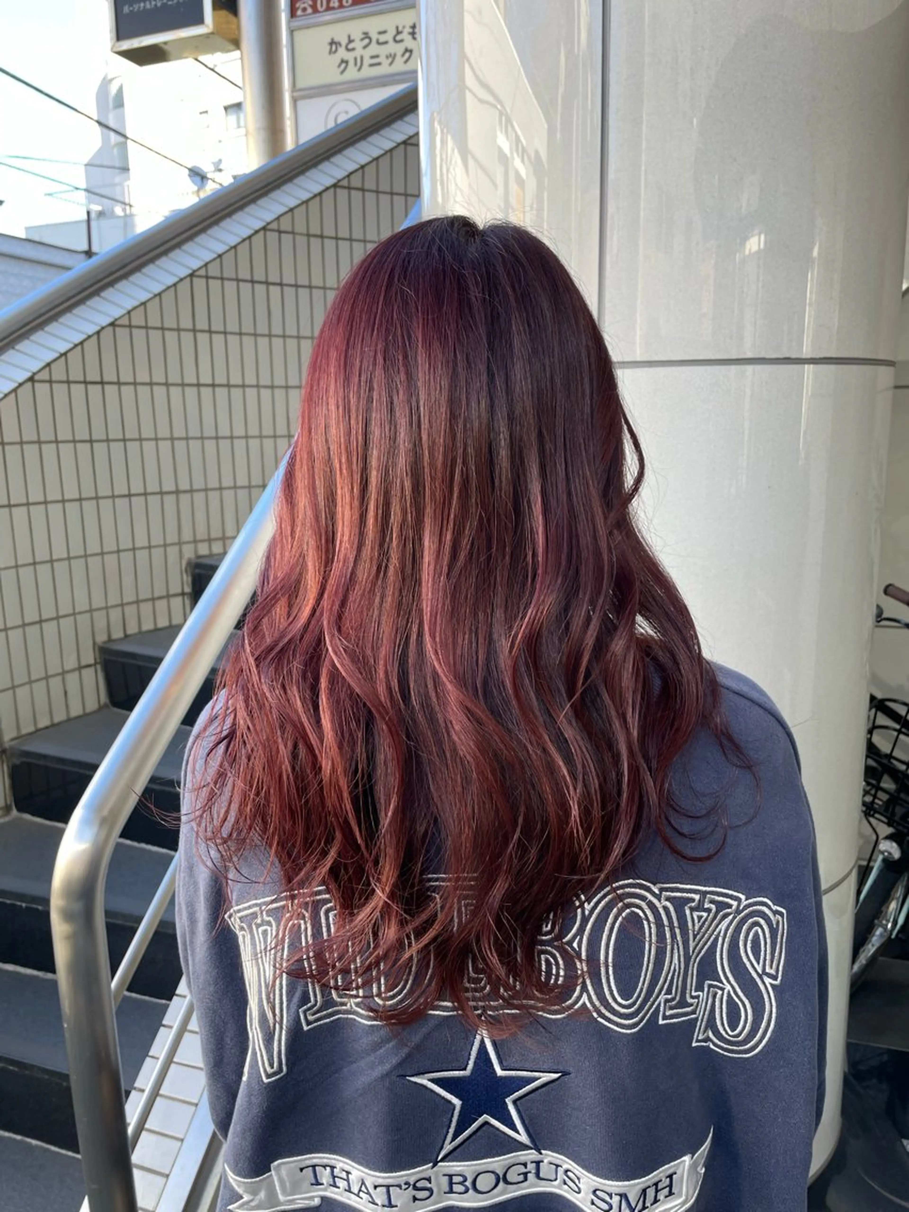 カラー ピンクカラー ルビー 高取大将 /髪質改善のヘアスタイル