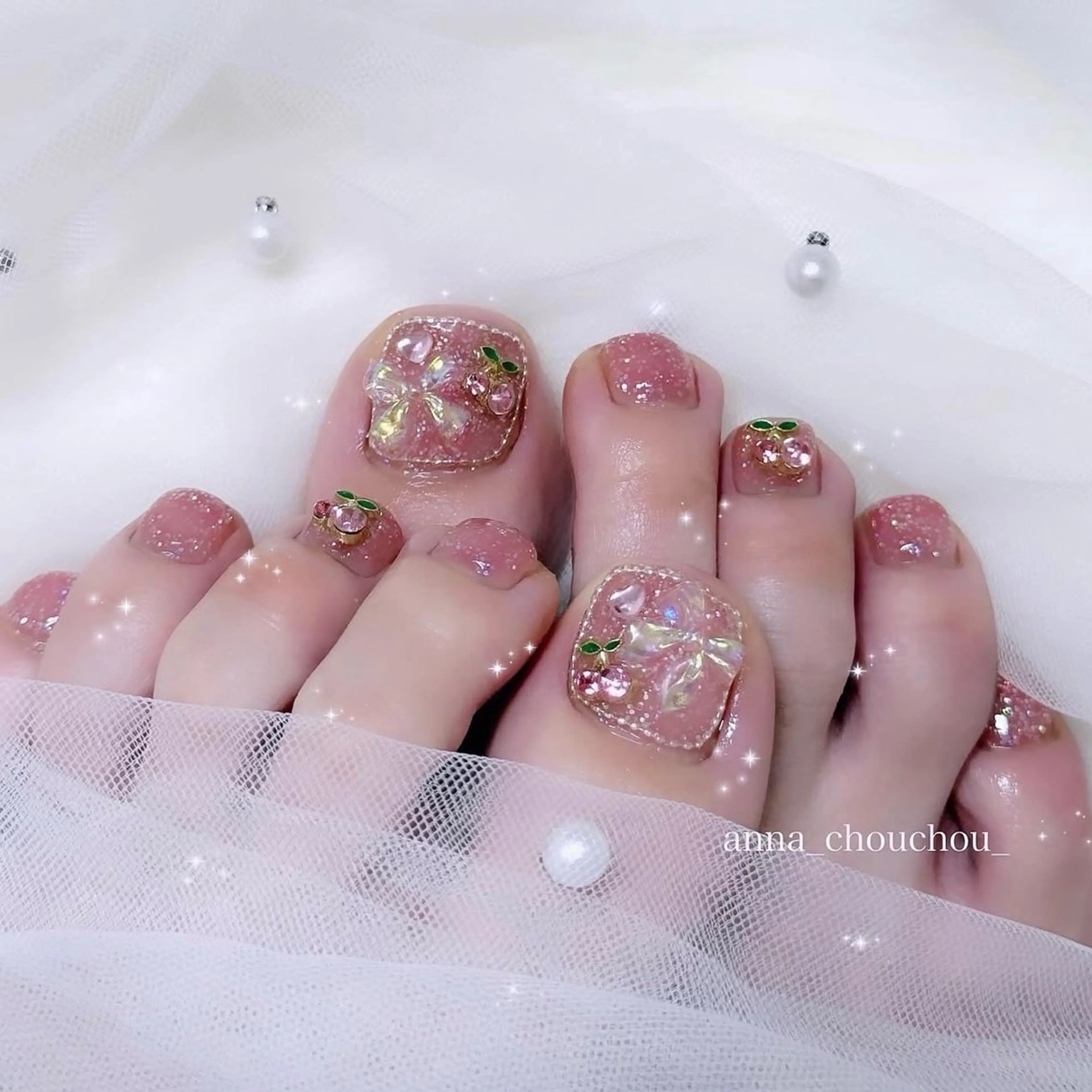 ネイル フットネイル Anna Sano⭐️のネイルデザイン