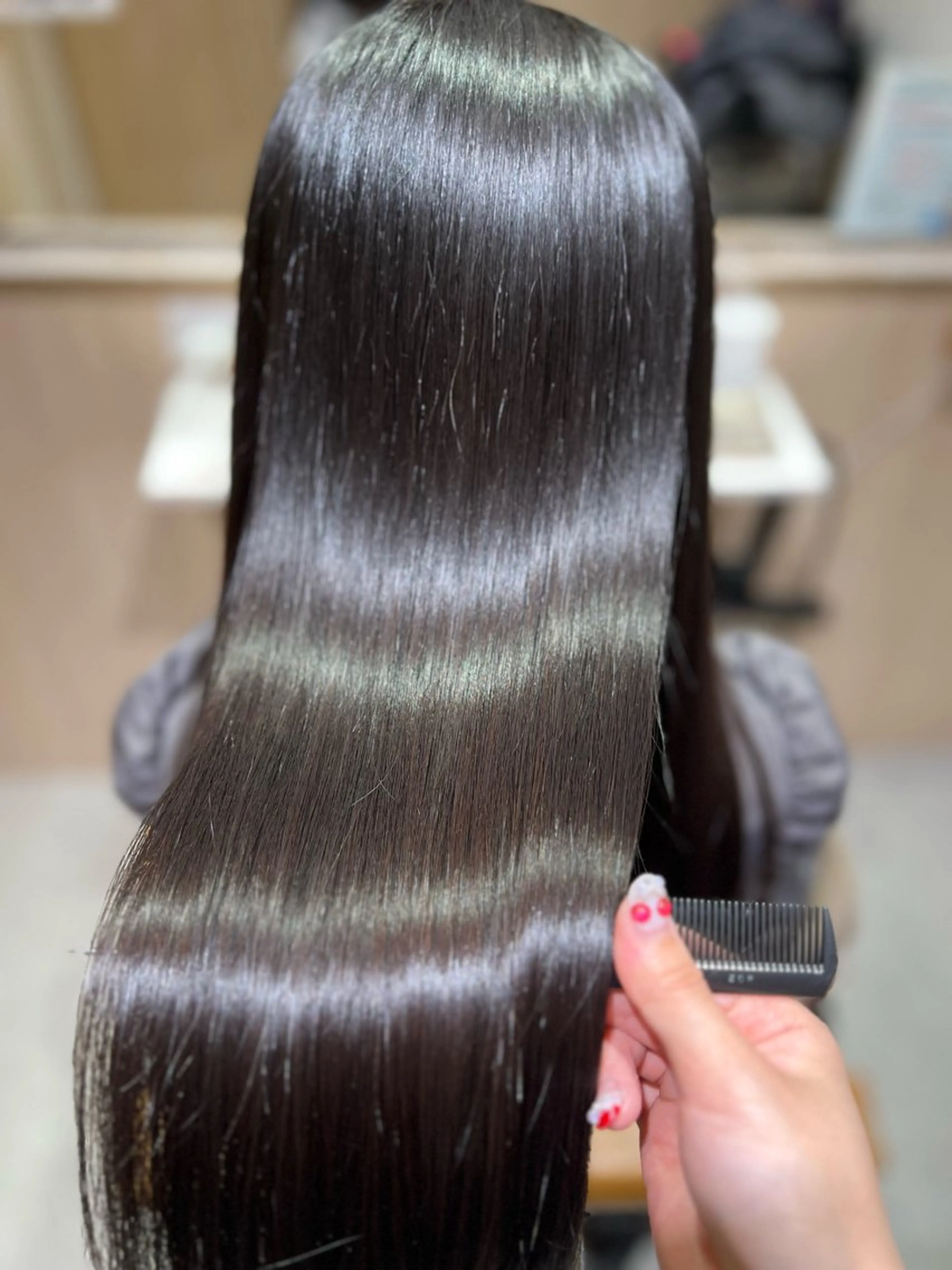 ヒアルロン酸カラー白髪染め⚠️ヘアマニキュア不可［土日施術不可❌］の写真