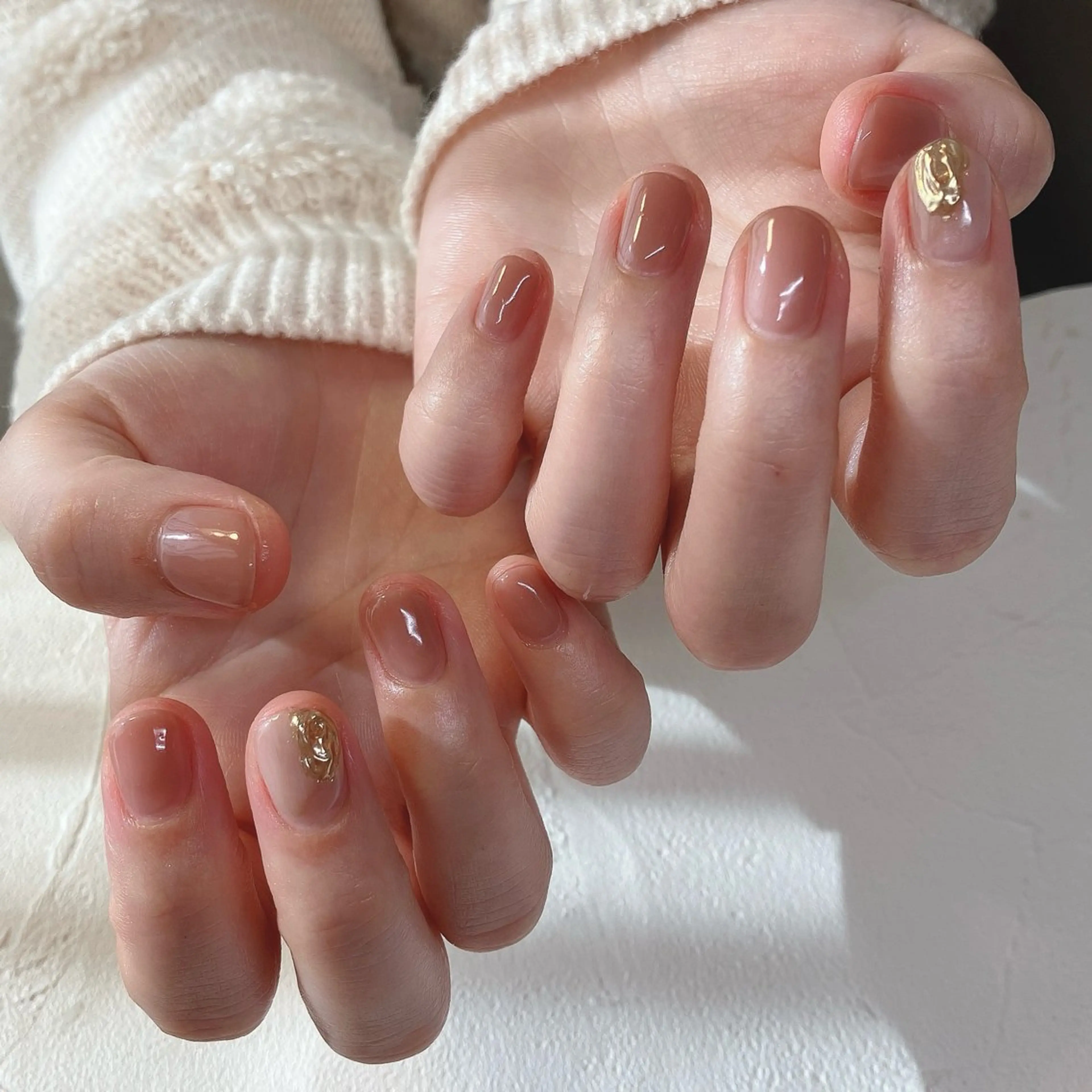 ネイル ジェルネイル ニュアンスネイル ワンカラーネイル ハンドネイル nails 🎀meのネイルデザイン