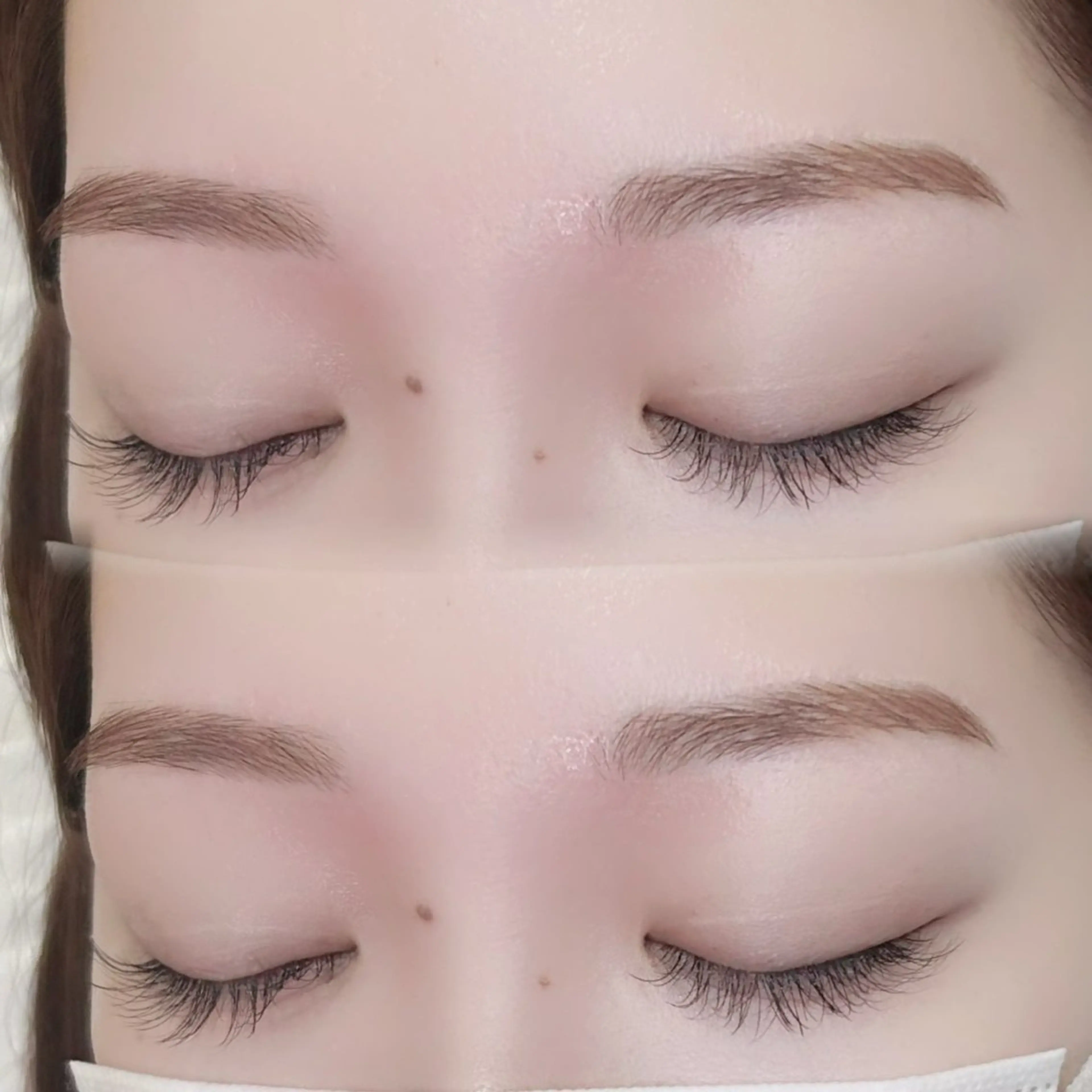 アイブロウ 束感まつパ/ワンホン 𝐑𝐈𝐊𝐎🎀のマツエク・マツパデザイン