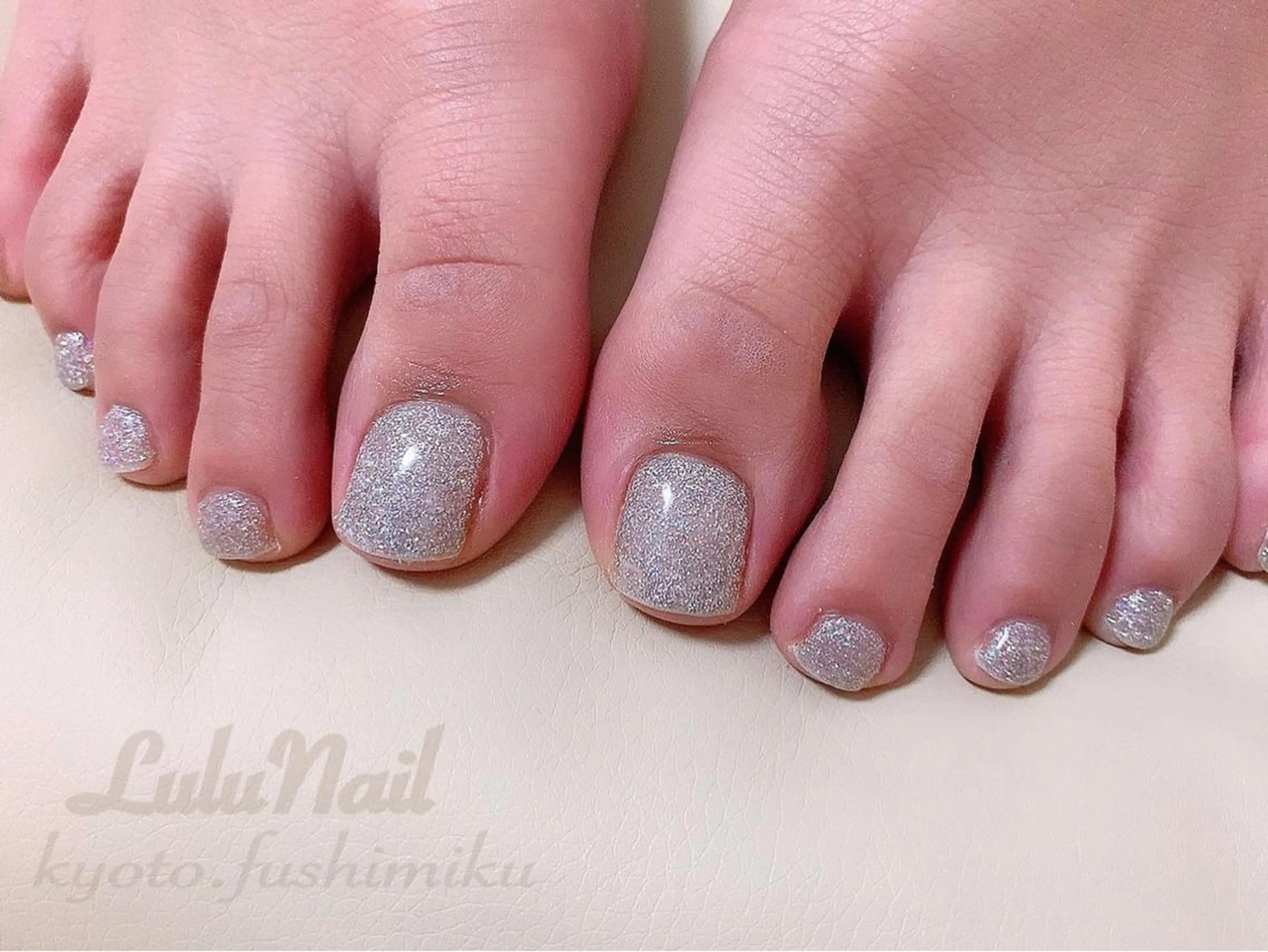 (foot)ベタ塗り(ウォーターケア込み)の写真