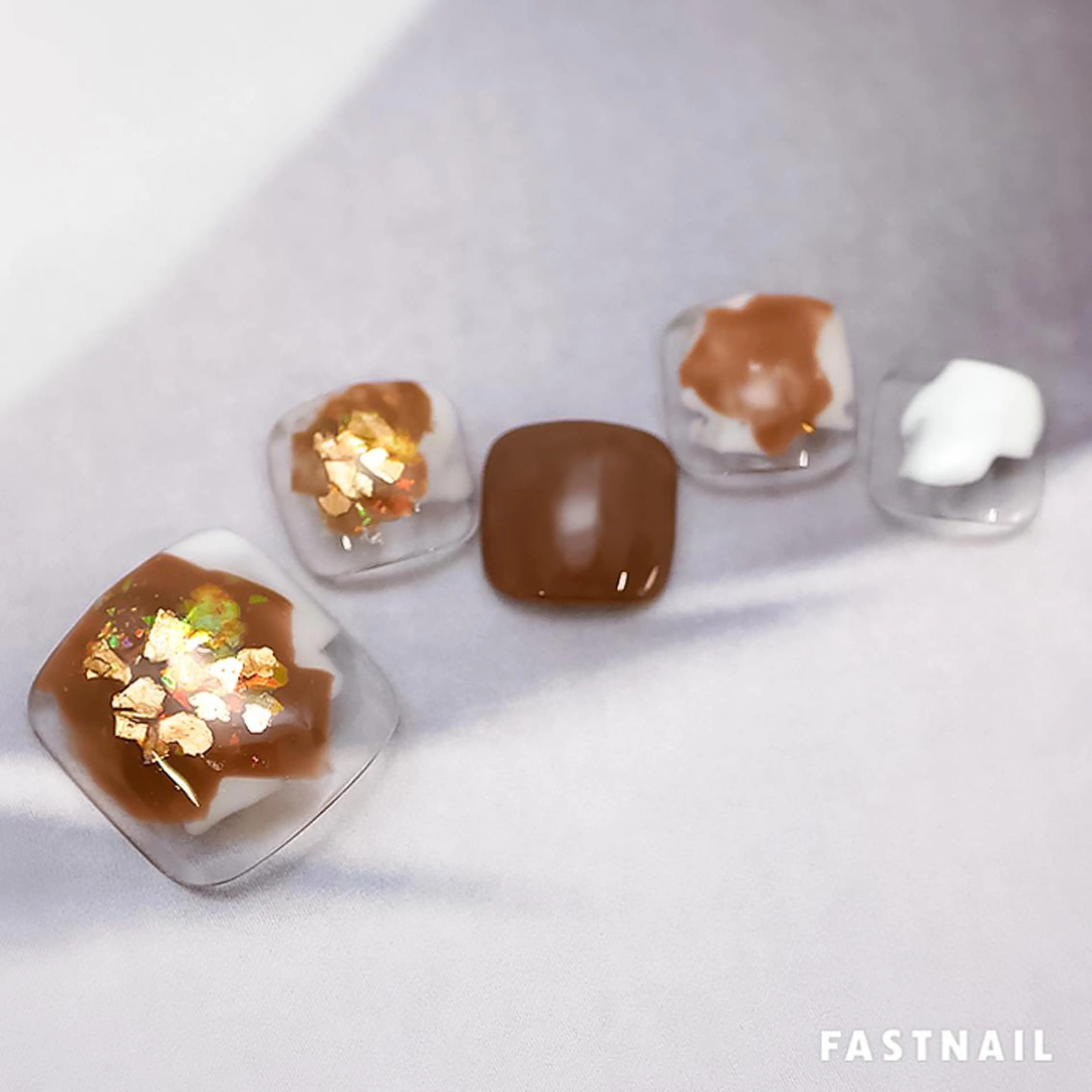 ネイル フットネイル フレンチネイル ジェルネイル ワンカラーネイル パラジェル ファストネイル　ロコ 志免のネイルデザイン