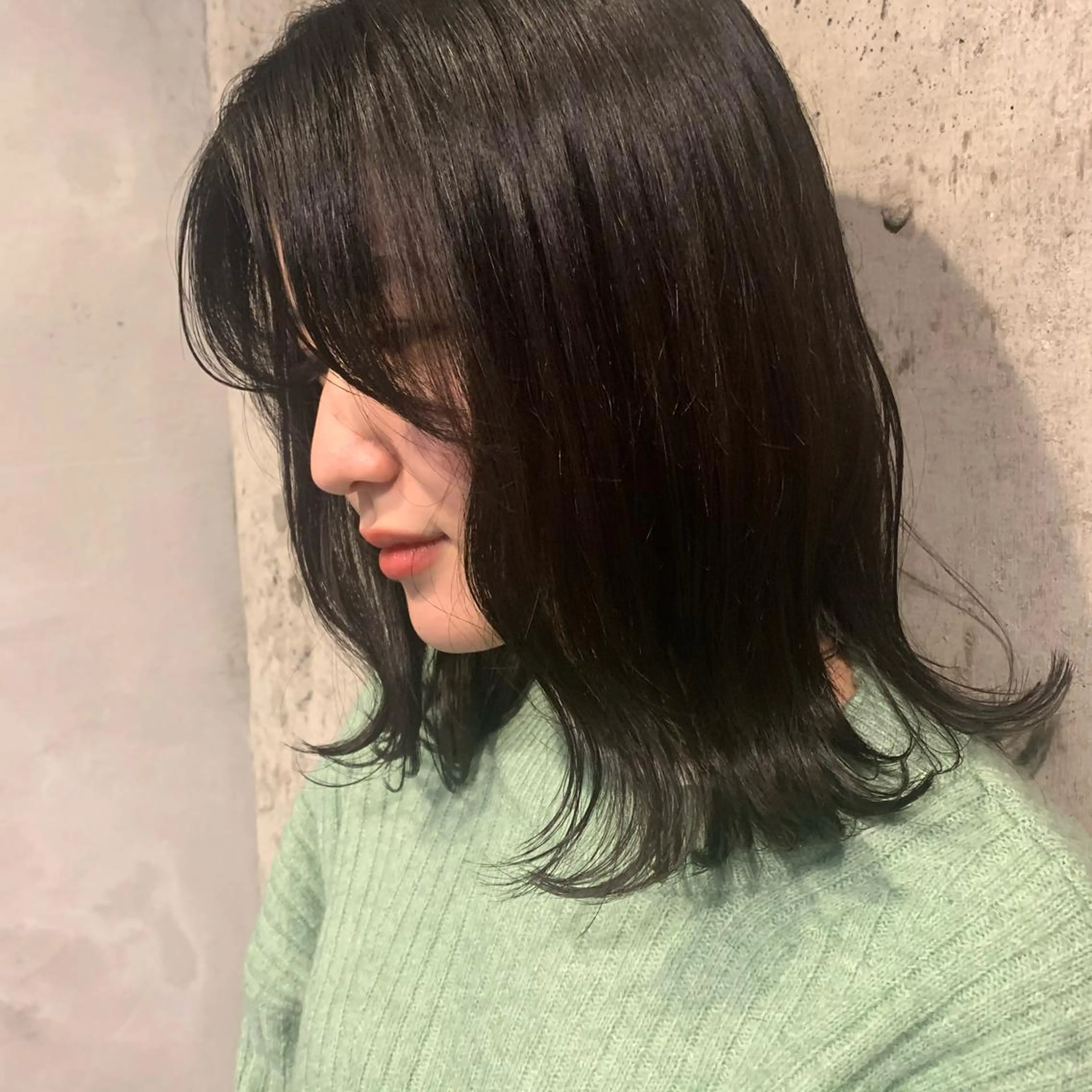 ミディアム 西山 紗耶香🪽 透明感カラー/ボブのヘアスタイル