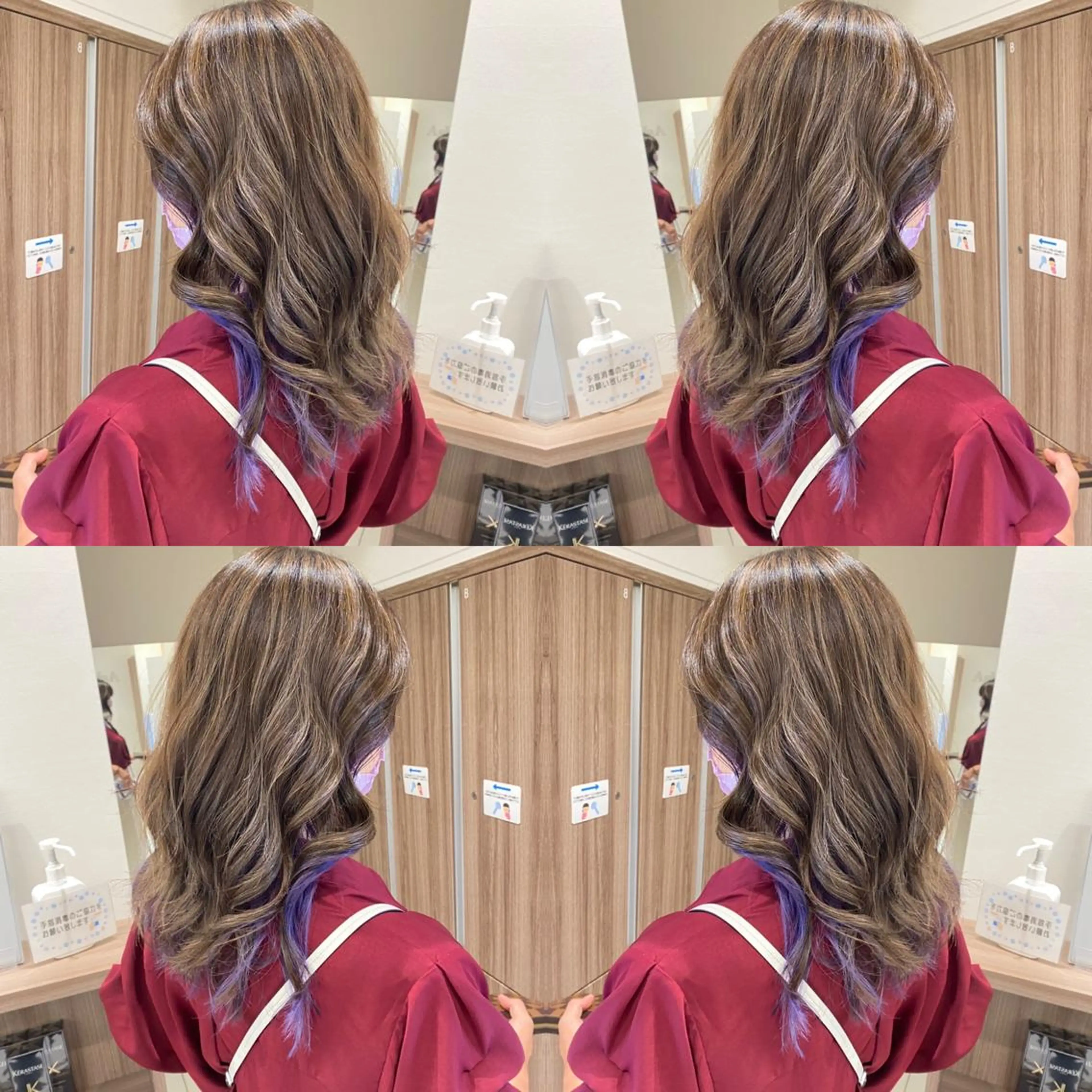 セミロング カット ヘアカラー 髪質改善カラー/店長 宮内秀峰のヘアスタイル