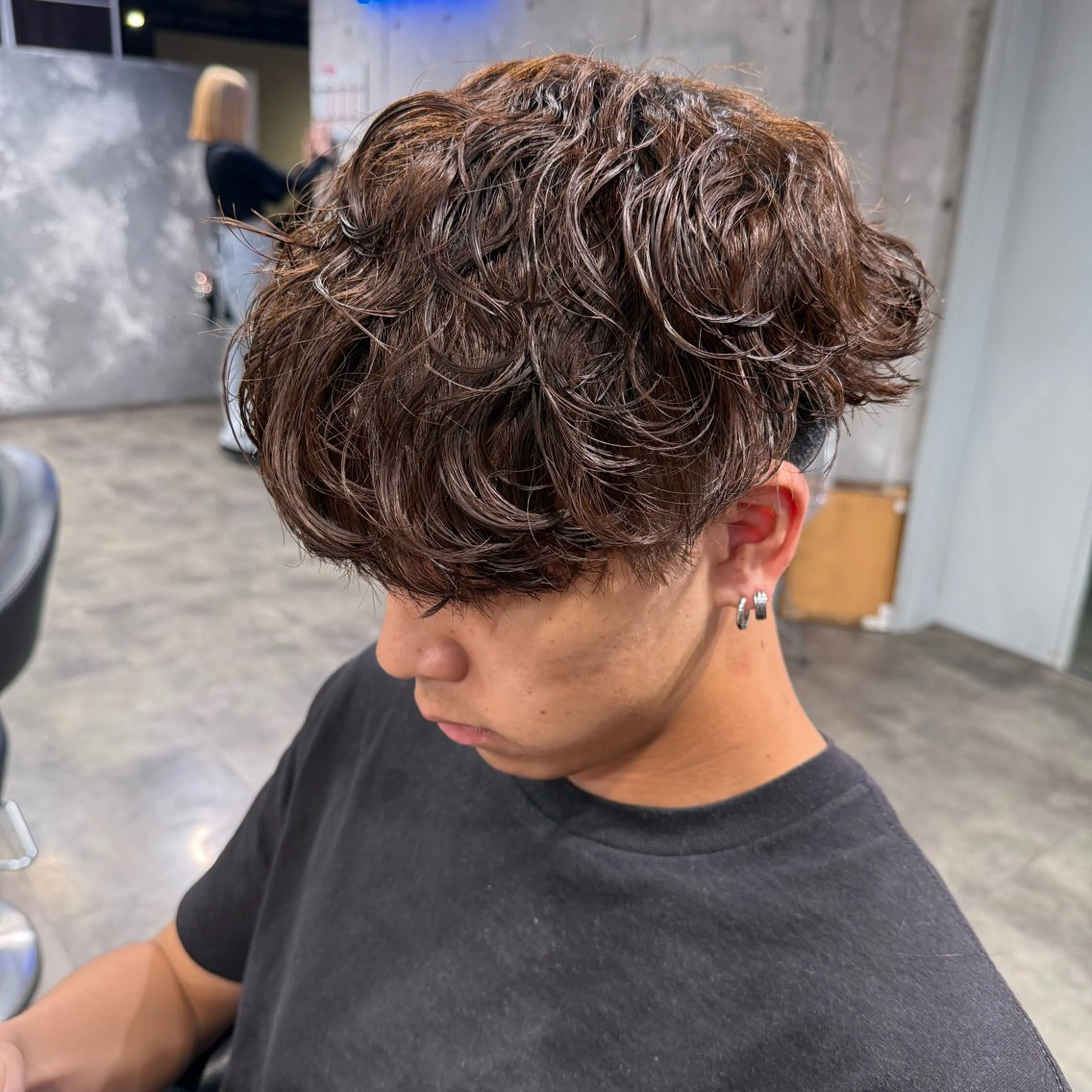 ショート カラー パーマ ヘアアレンジ メンズ キッズ 🔷横浜1のパーマ 職人🔷将太郎のヘアスタイル