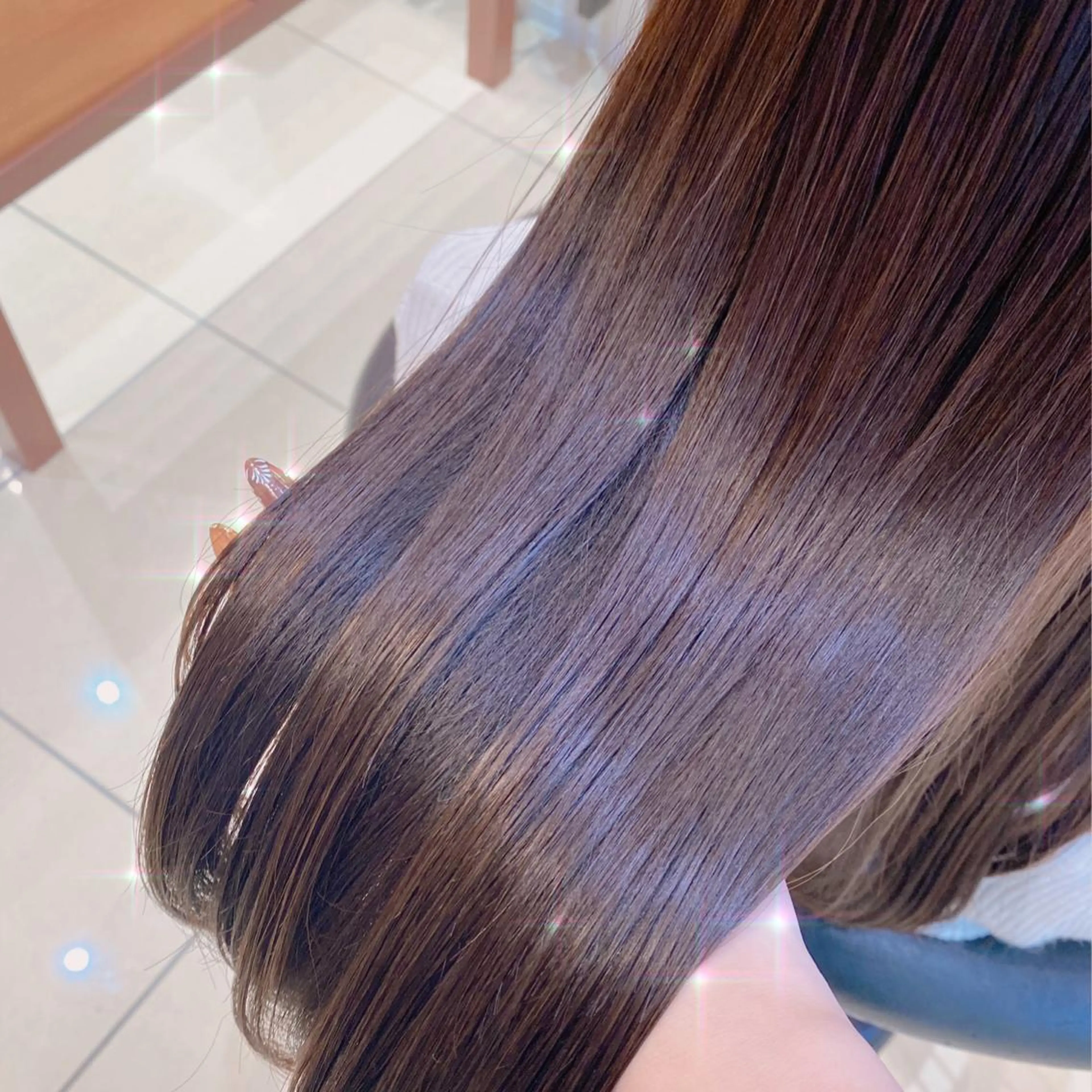 セミロング カラー LEVIJU hair所属・韓国ヘア🕊村上 ののこ🕊のヘアスタイル