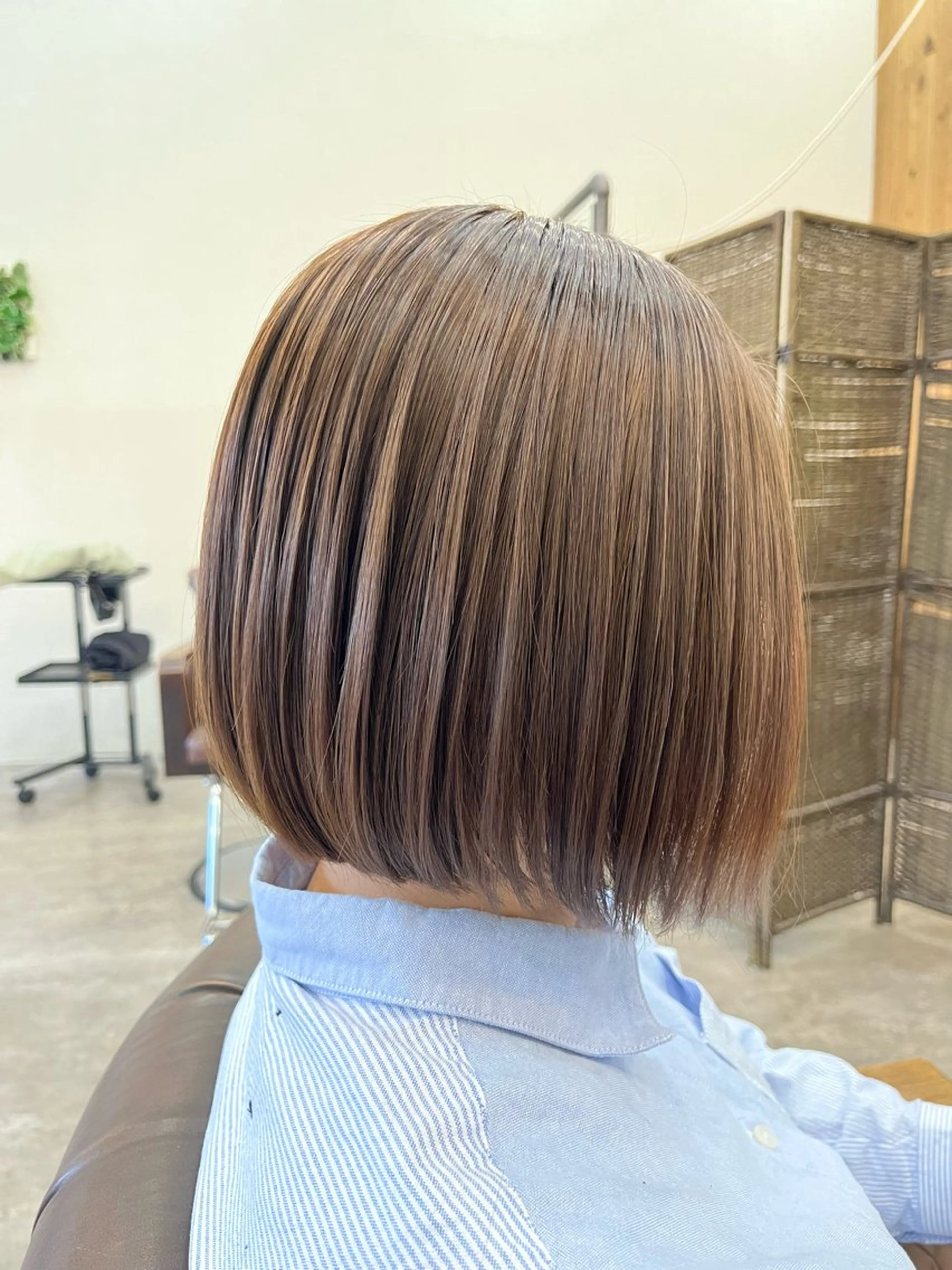 ショート カラー 艶髪矯正/髪質改善 カイトのヘアスタイル