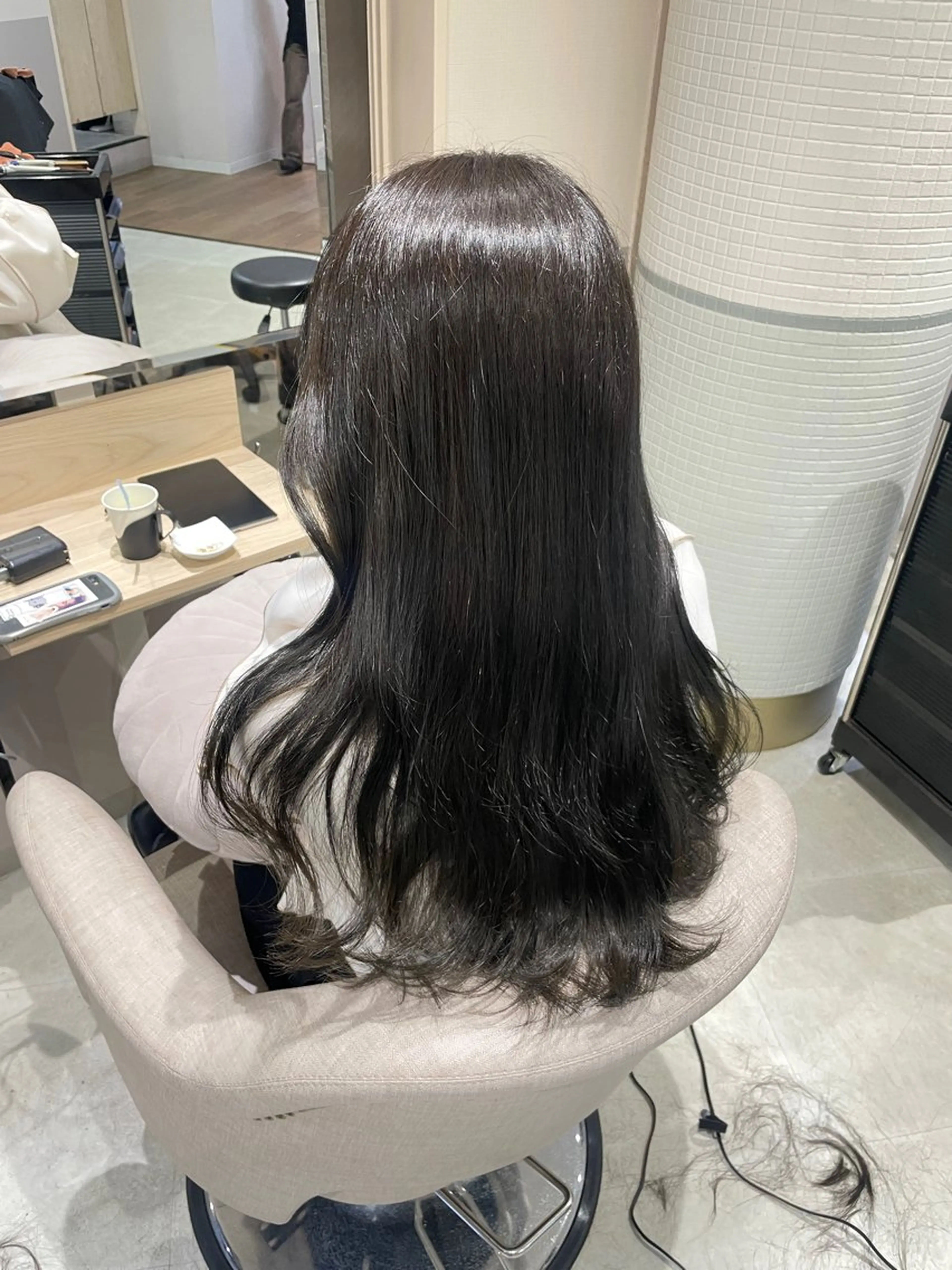 ロング カラー カット ヘアカラー HARUKA韓国ヘア /Luana梅田のヘアスタイル