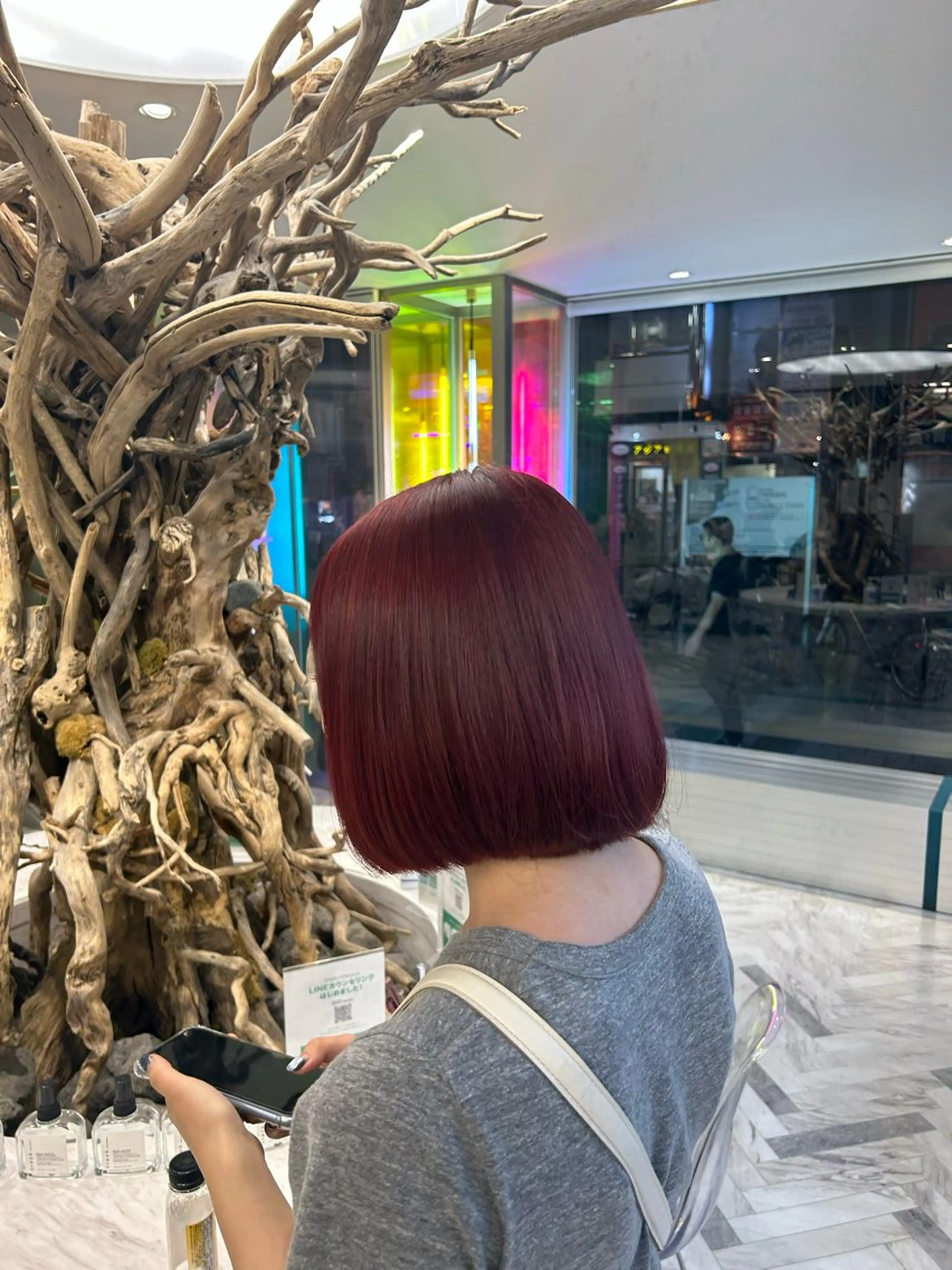 ショート カラー メンズ/ボブ/パーマ /くるみのマツエク・マツパデザイン