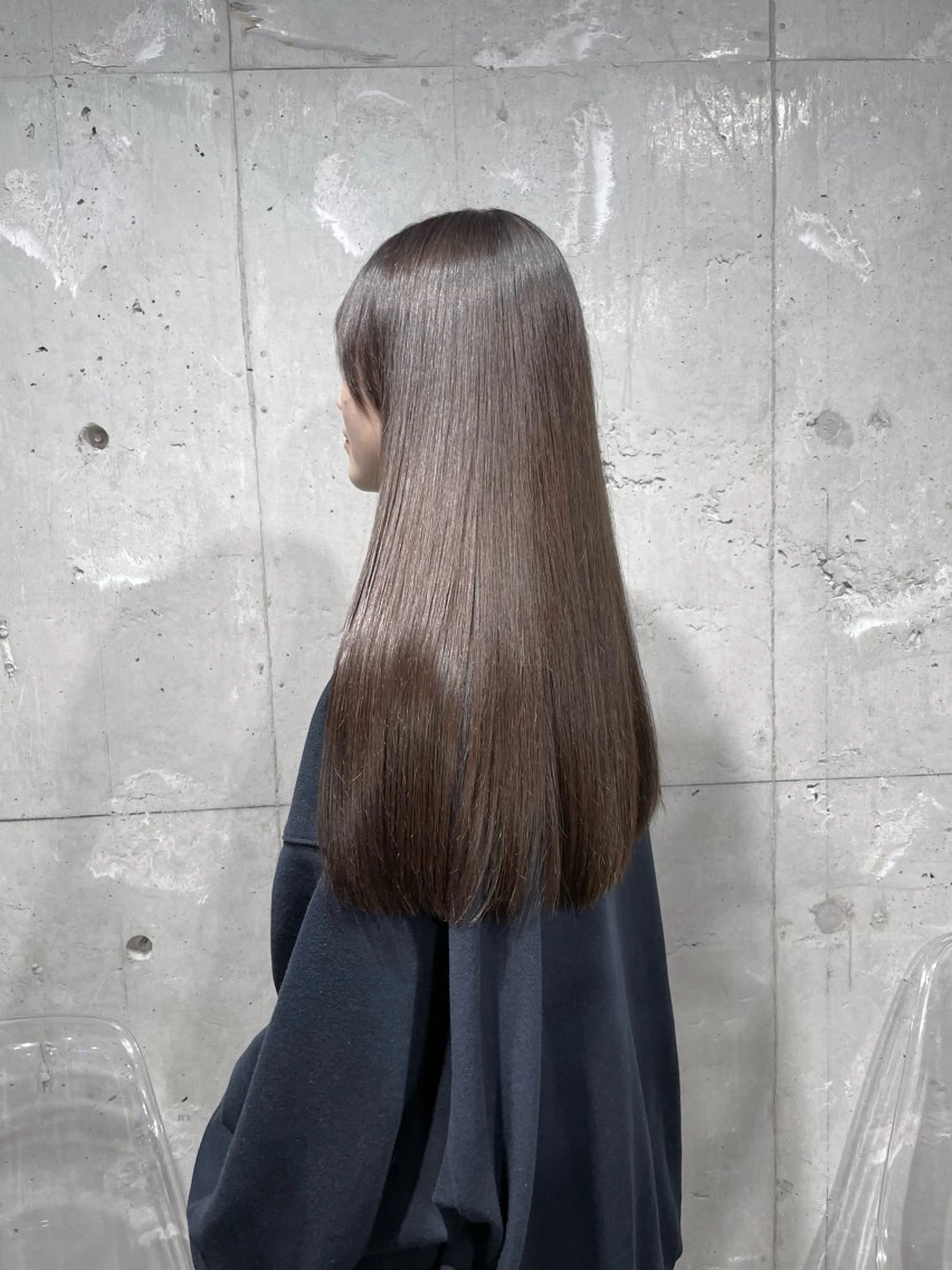 【💖12月限定クーポン💖】縮毛矯正＋カット＋透明感カラーの写真