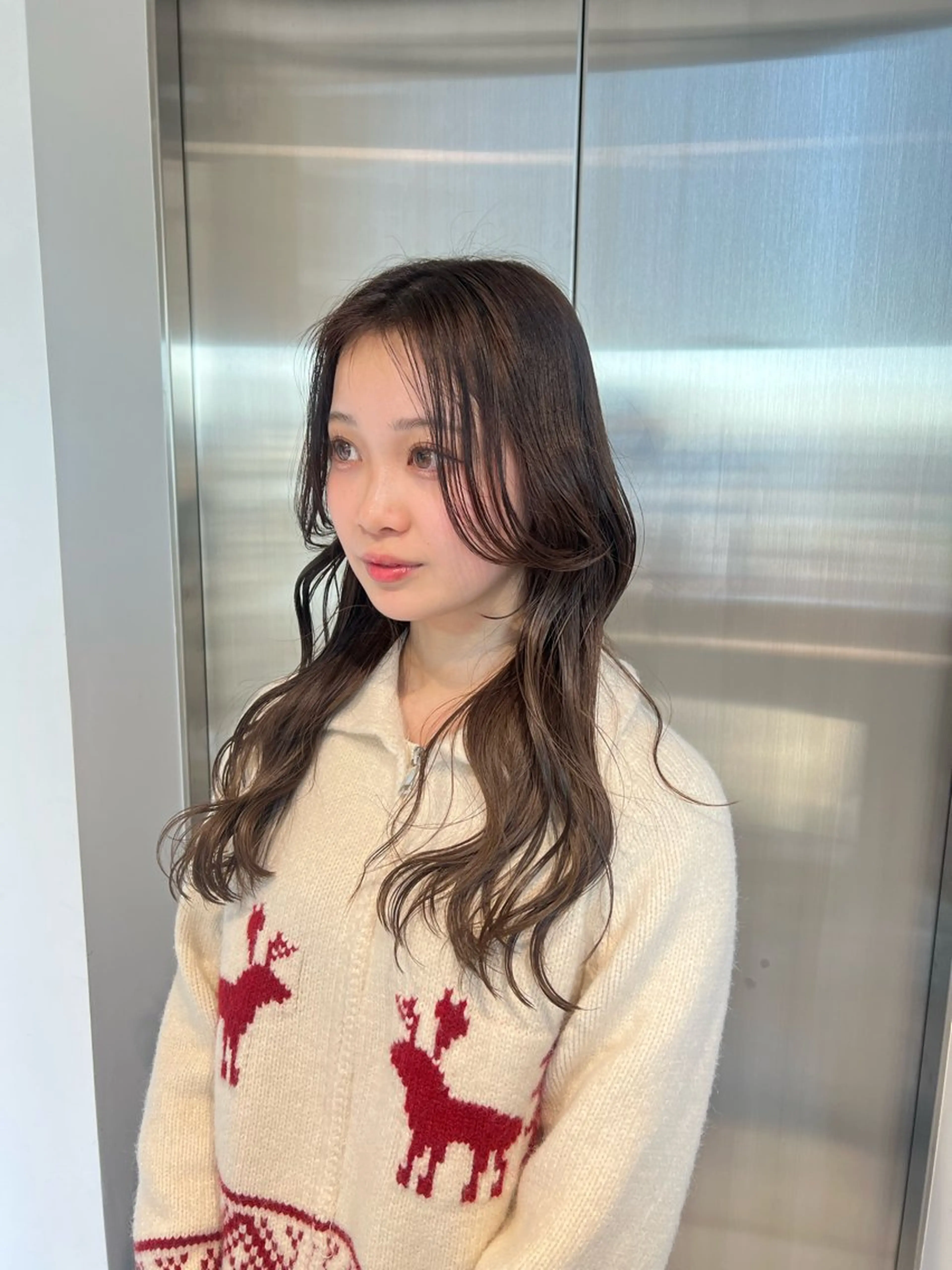 セミロング カラー カット ヘアカラー トリートメント レイヤー/透明感 カラー🌿KANTAのヘアスタイル