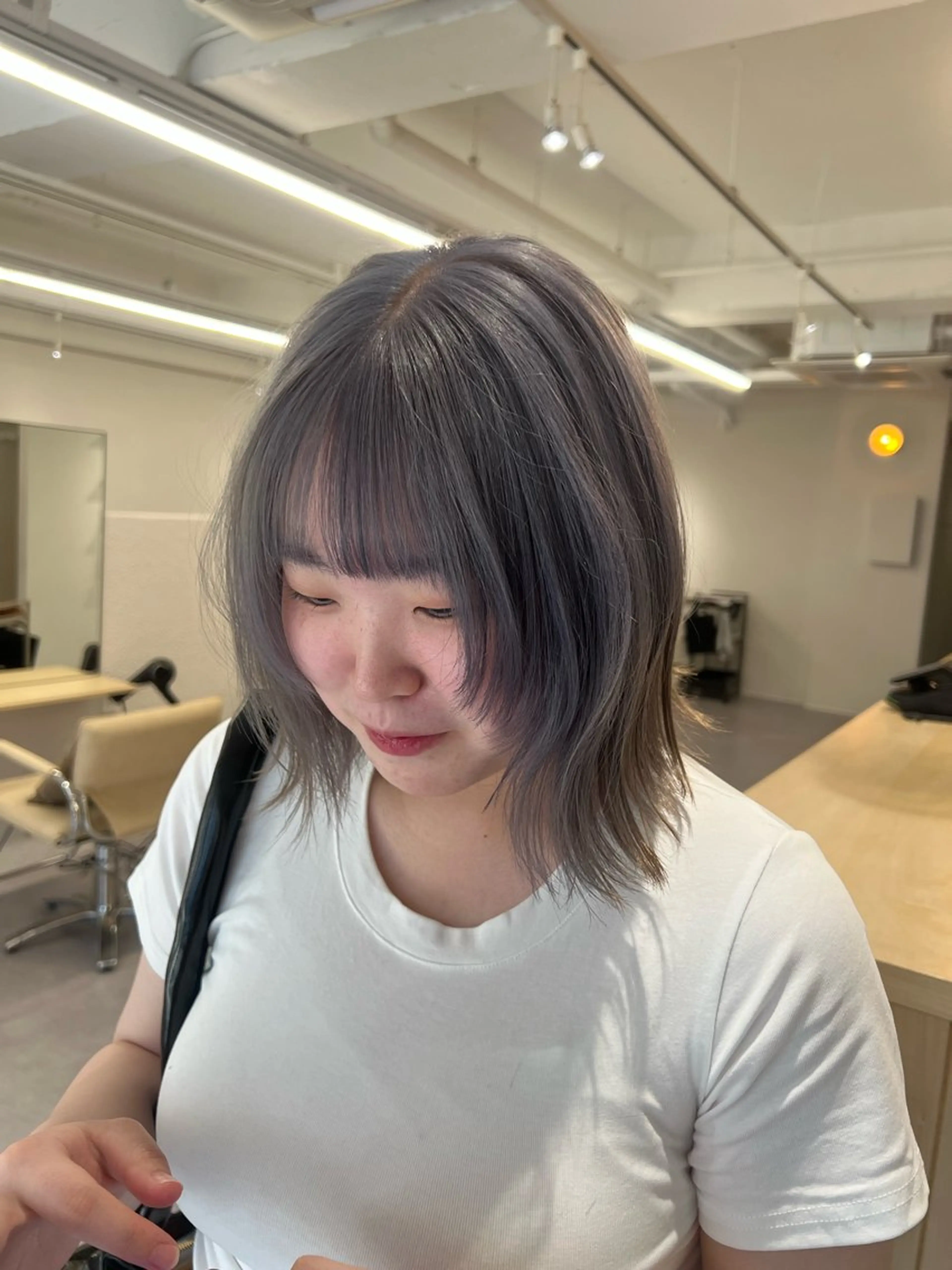 ショート カラー fleurir/ ハイトーン山本希来莉のヘアスタイル