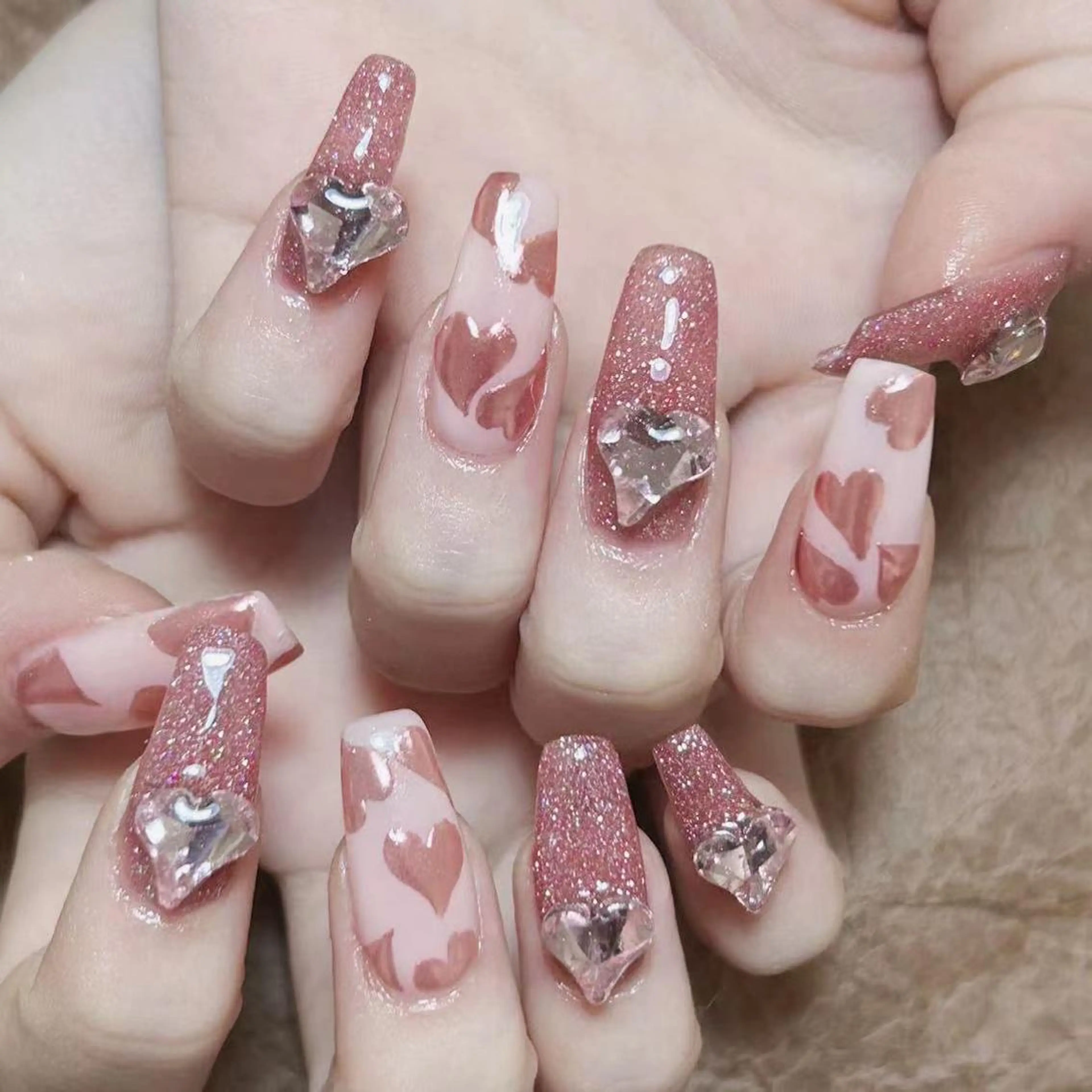 ネイル ハンドネイル ハンドケア Diamond 🚢のネイルデザイン