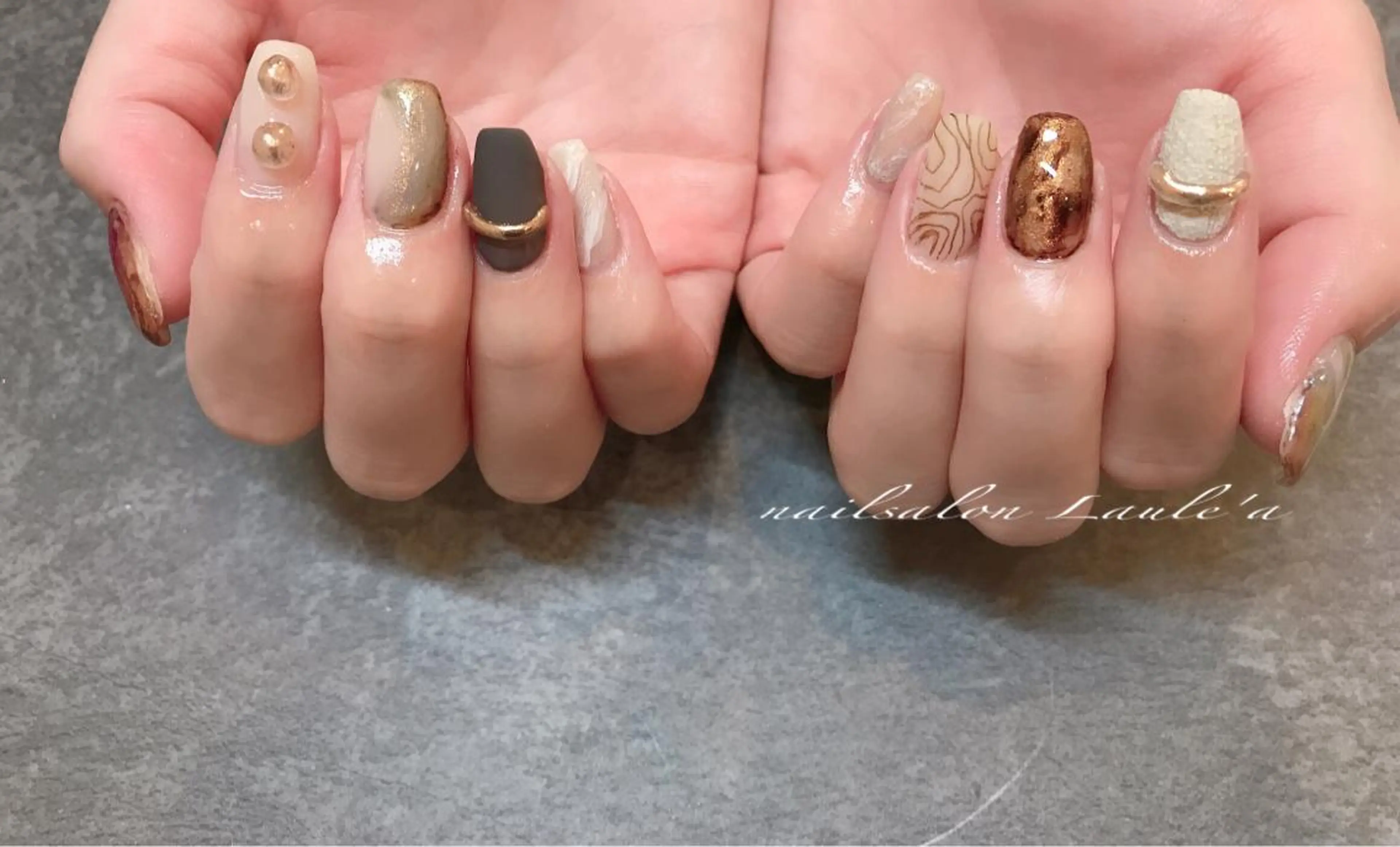 ネイル ハンドネイル nailsalon Laule'aのネイルデザイン
