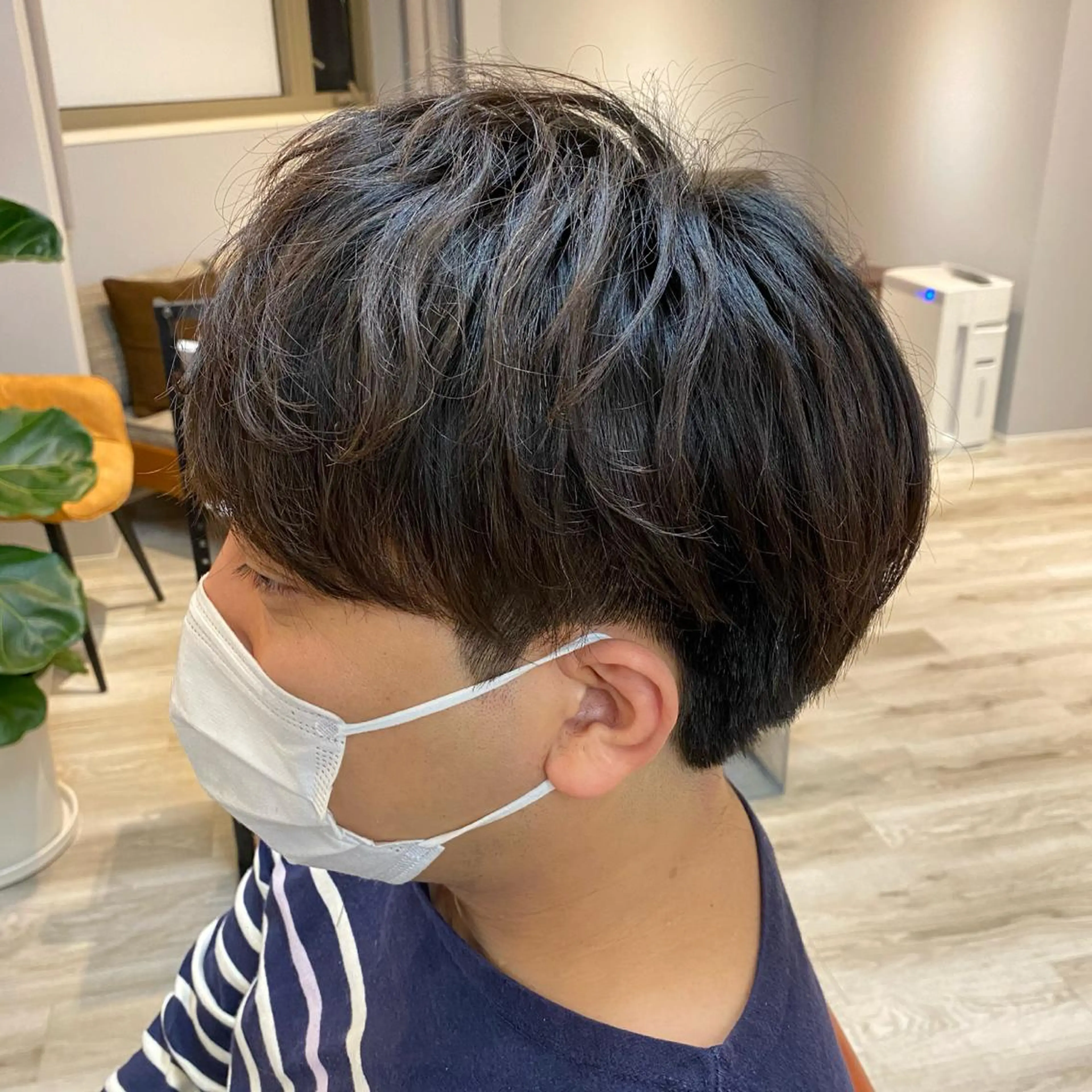 メンズ メンズパーマ 透明感カラー✨ 酸性ストレート特化のヘアスタイル