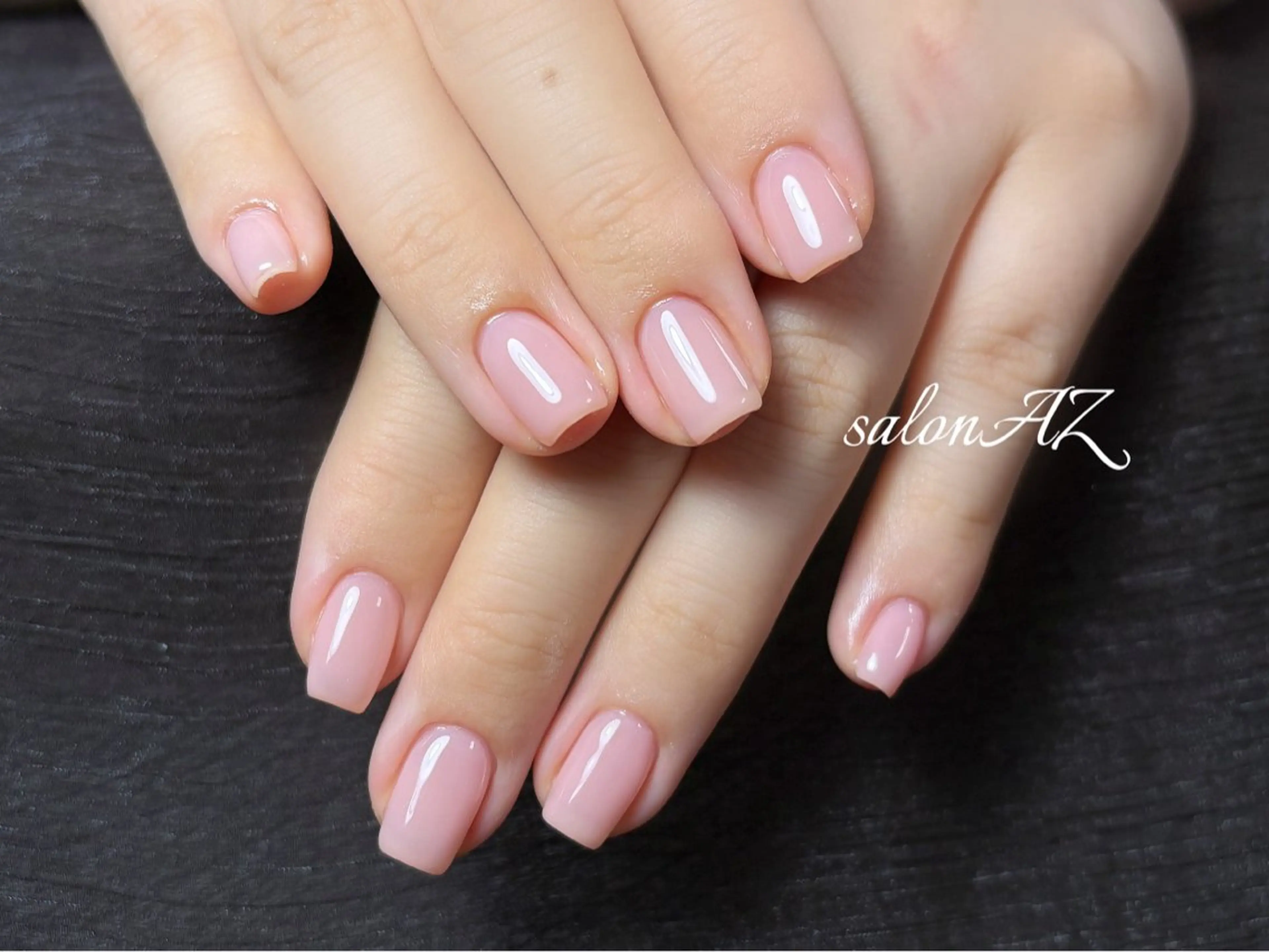 ネイル アートネイル 長さ出し フットネイル フレンチネイル ジェルネイル ハンドネイル salon AZのネイルデザイン