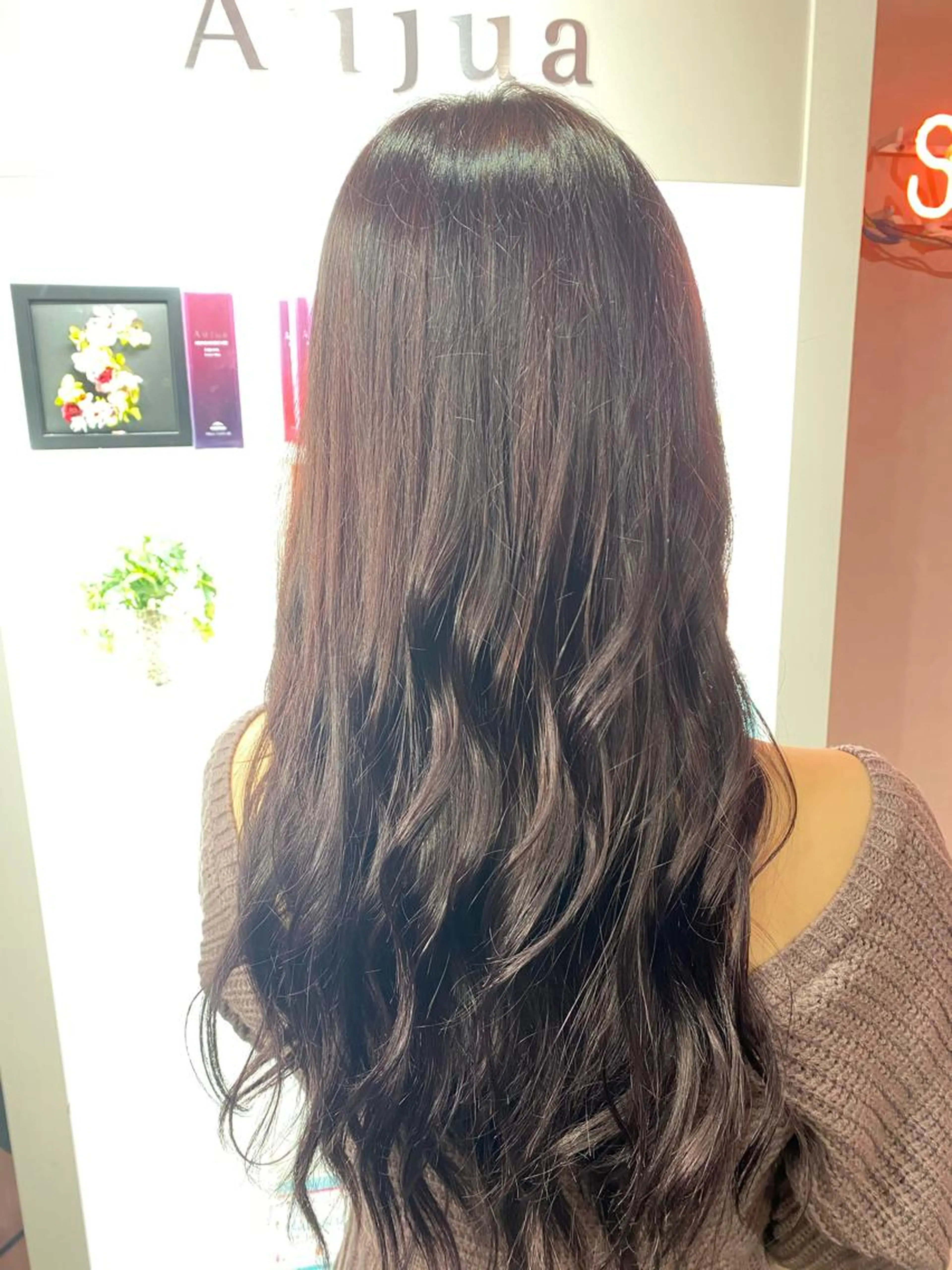 ✨人気Ｎｏ．1✨カット＋透明感フルカラー＋艶髪ハホニコ3ステップトリートメント　💰4900の写真