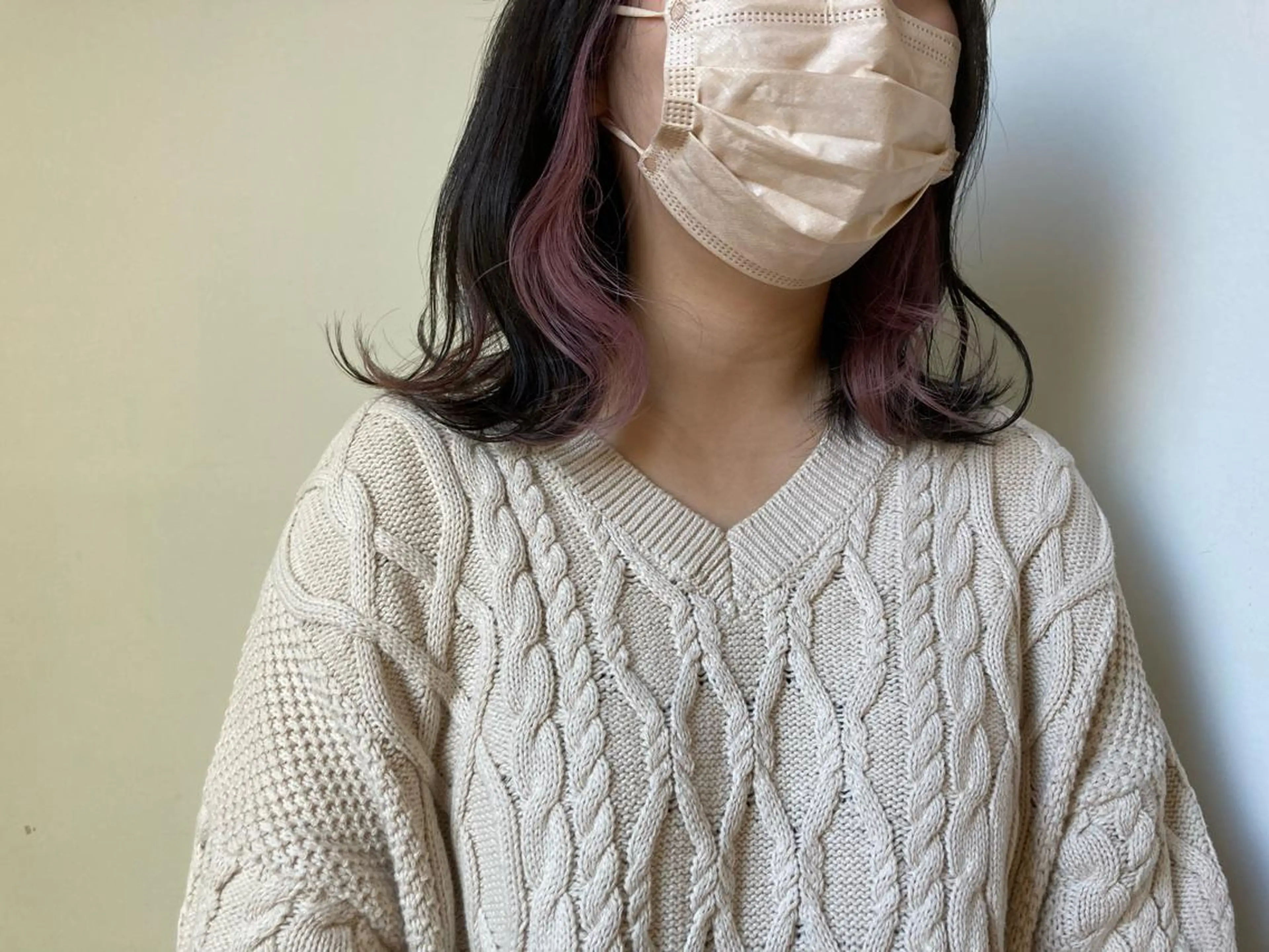 ミディアム カラー ピンクカラー 小木曽智美 /ボブ/ショートのヘアスタイル