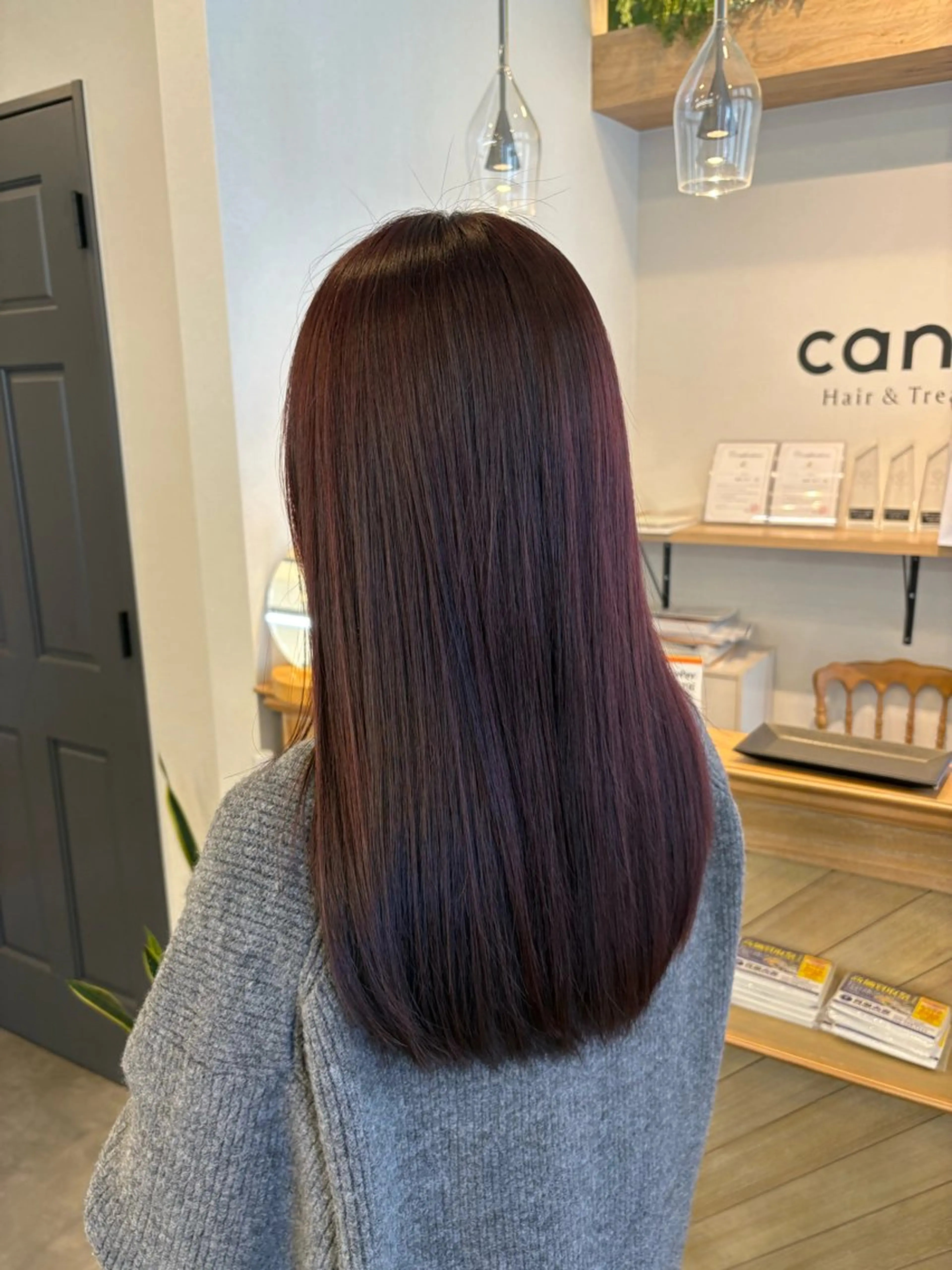 ロング カット ヘアカラー カノエ博多ミスト /モデル募集_くうまのヘアスタイル