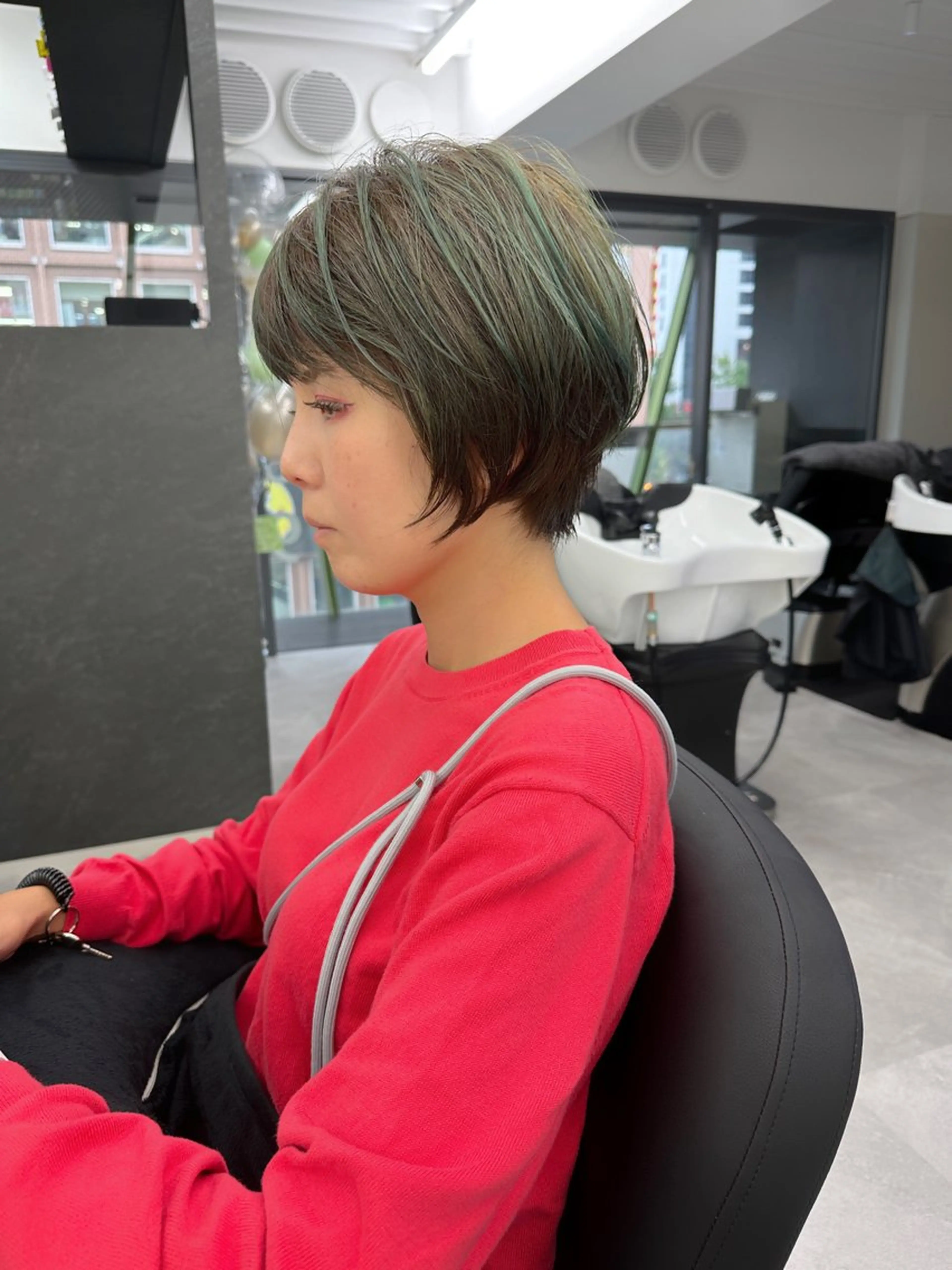 ショート 似合わせスタイル 岡田勇哉のヘアスタイル