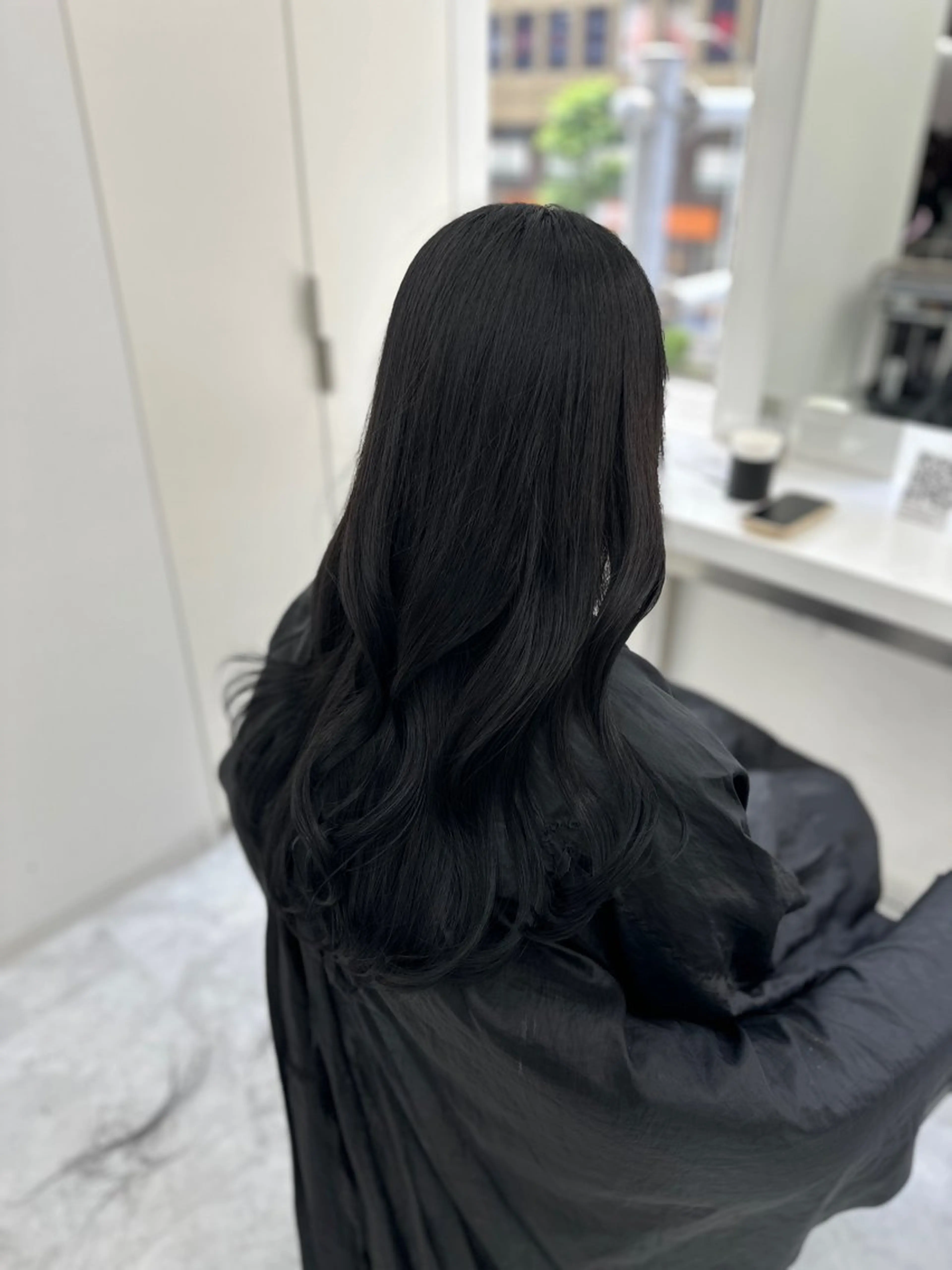 ロング カラー パーマ ヘアアレンジ メンズ キッズ ♥️韓国ヘア レイヤー♥️ゆりのヘアスタイル