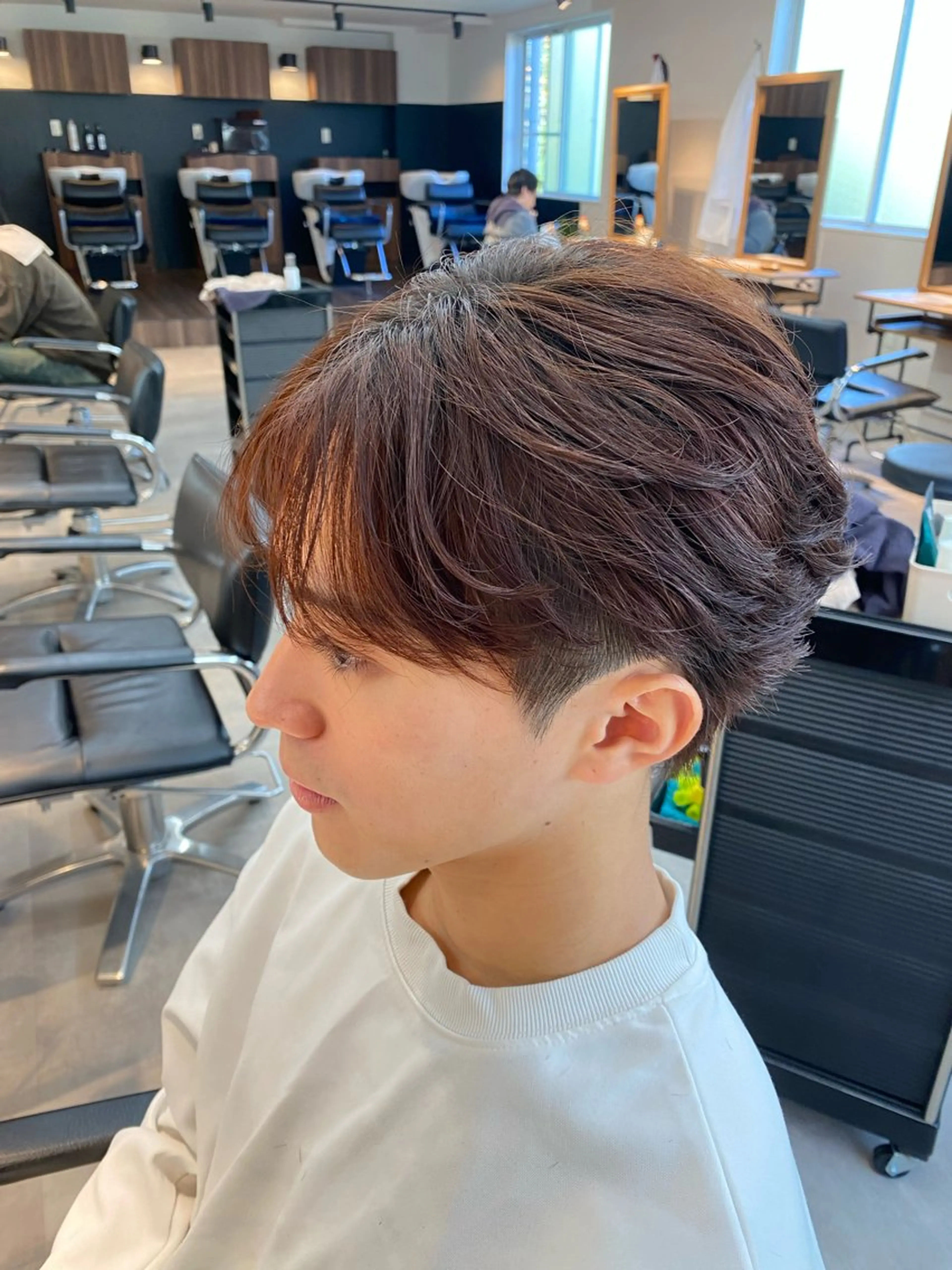 ショート パーマ メンズ 韓国メンズヘア千葉駅 矯正パーマ/橋本のヘアスタイル